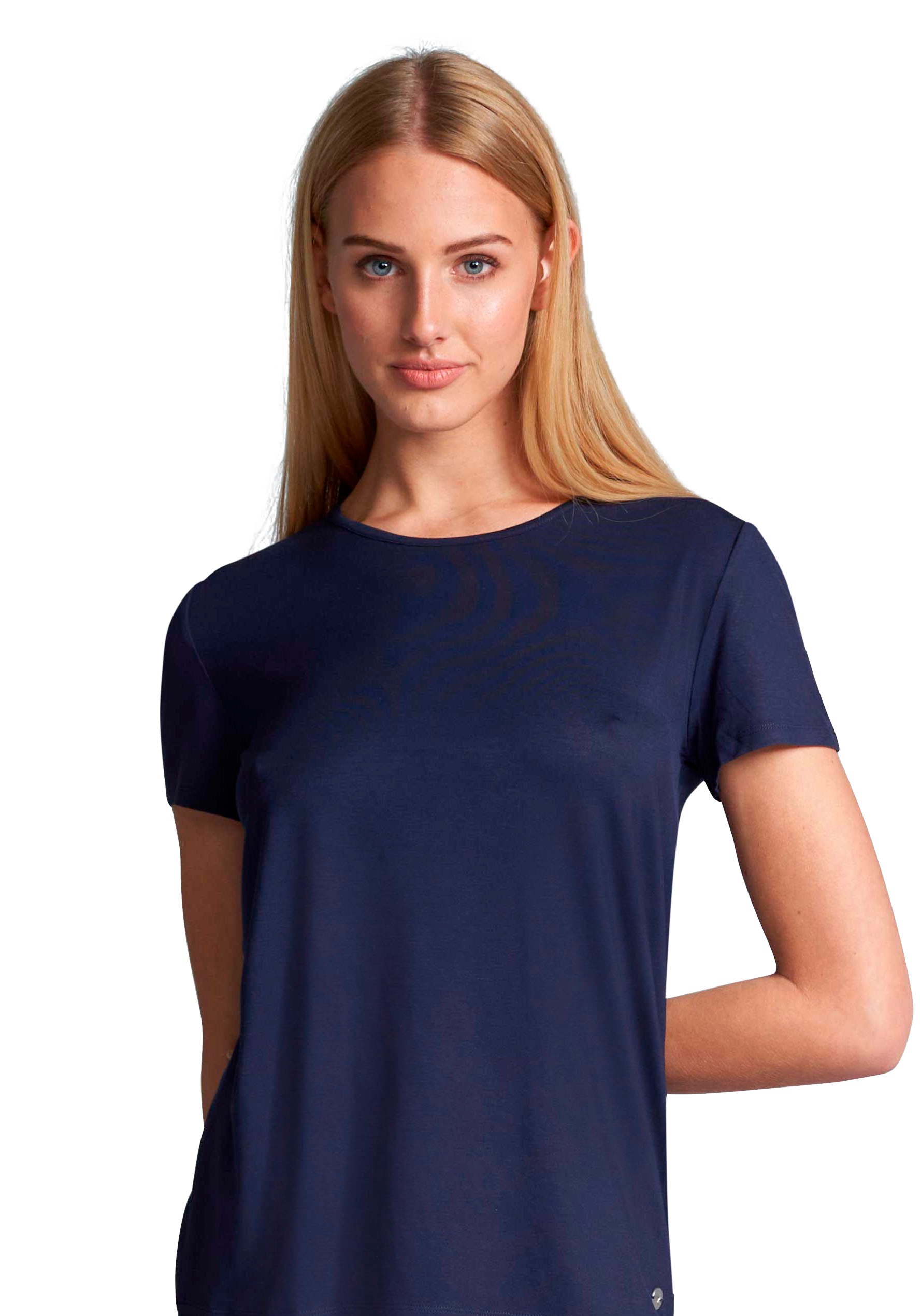Image of TOM TAILOR T-Shirt "Florence" locker, basic, Kurzarm, elastisch, bequem, weich, Viskosemix