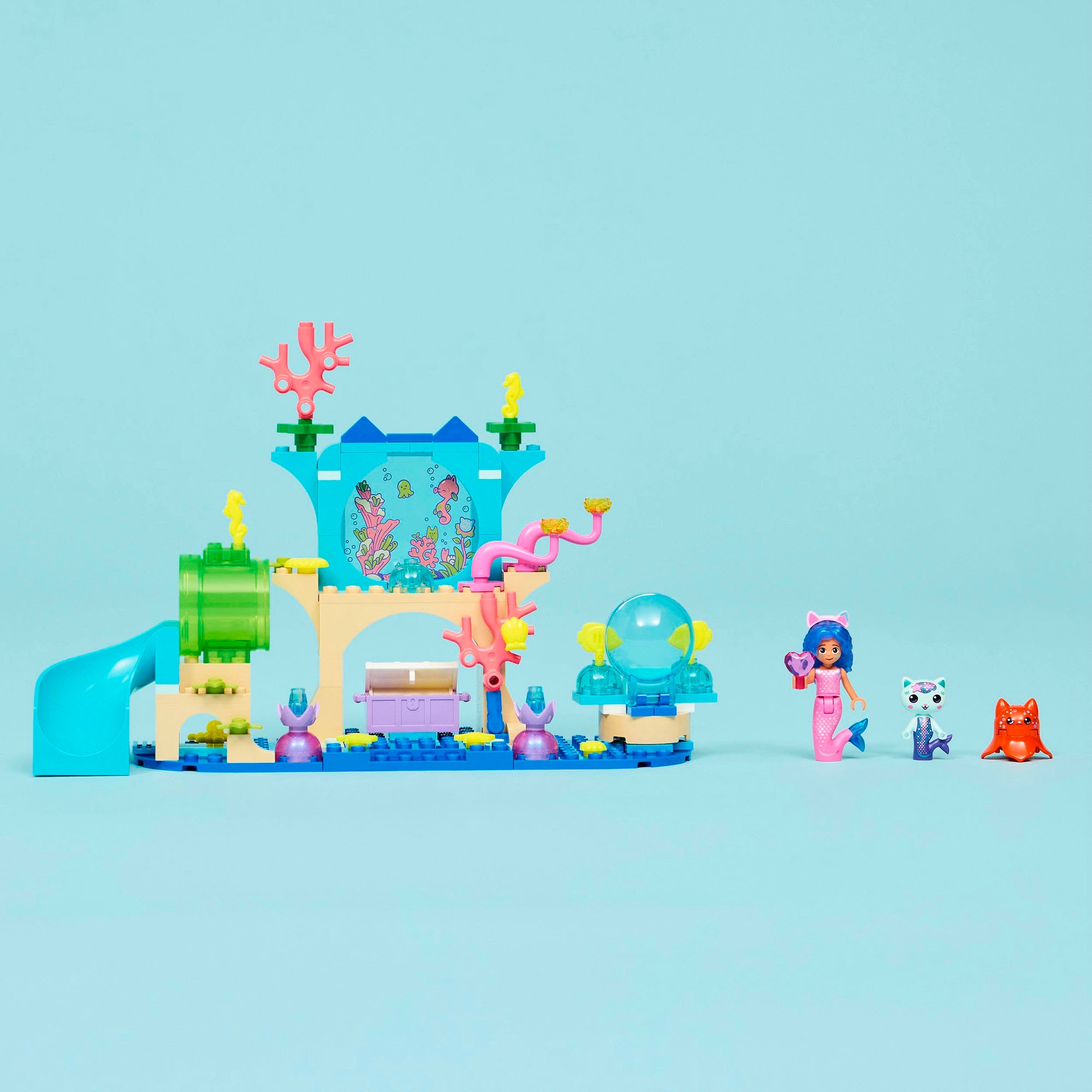 LEGO® Konstruktionsspielsteine »Meerjungfrau Gabbys Aquarium Abenteuer (11204), LEGO Gabby's Dollhouse« Made in Europe