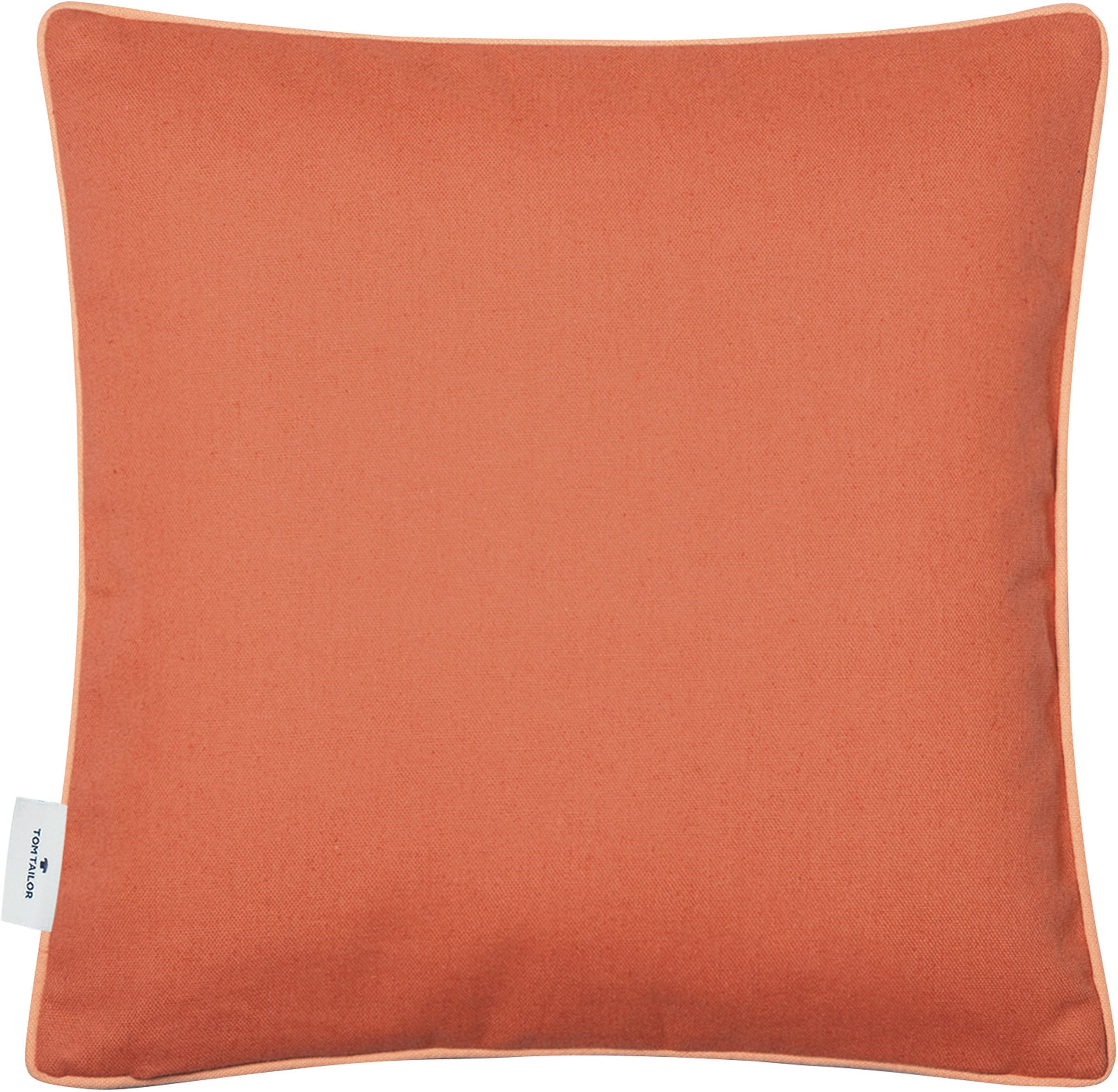 TOM TAILOR HOME Dekokissen »Dove Signature«, mit Paspel, Kissenhülle ohne Füllung, 1 Stück