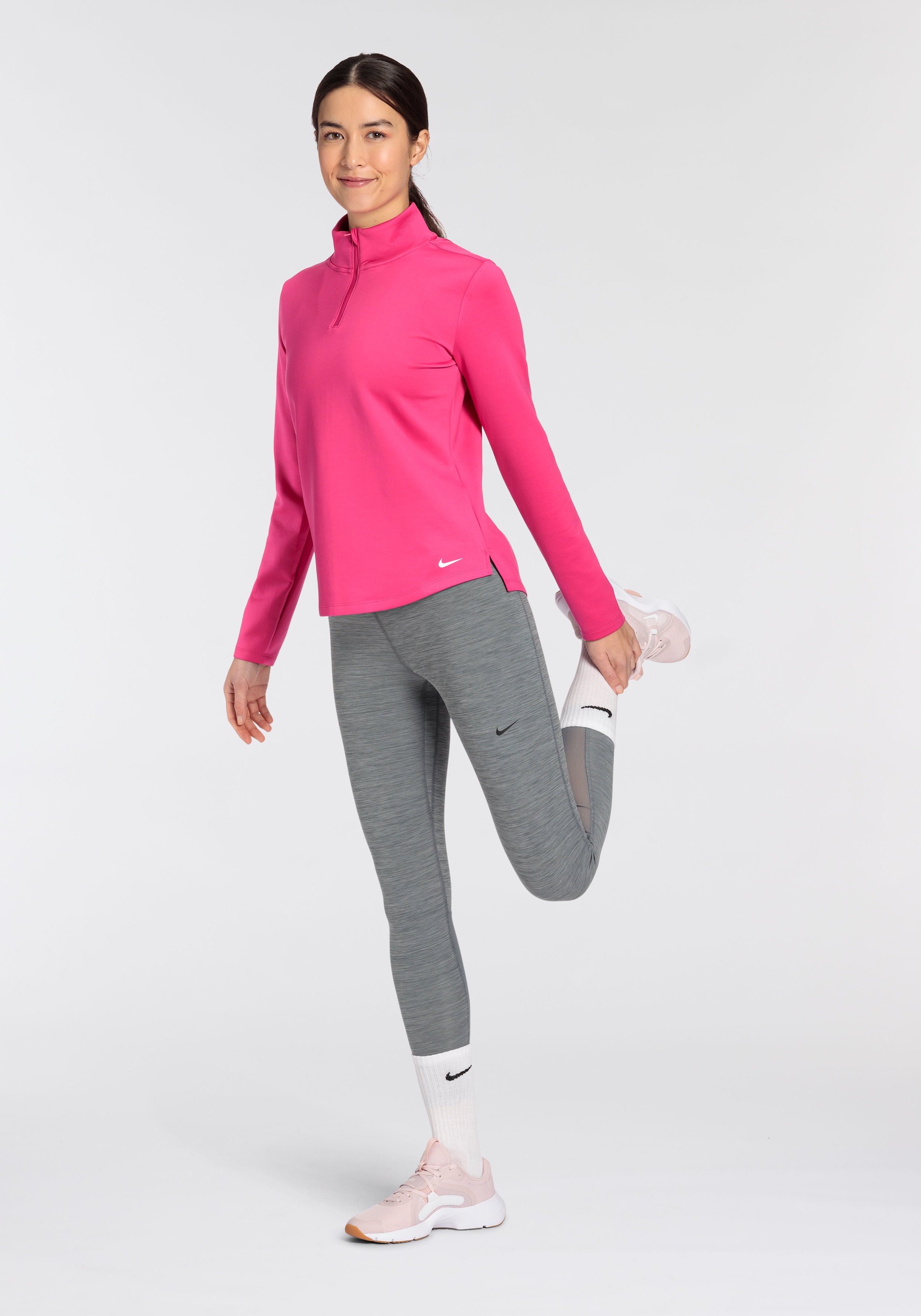 Nike Trainingsshirt »THERMA-FIT ONE WOMEN'S LONG-SLEEVE 1/-ZIP TOP«