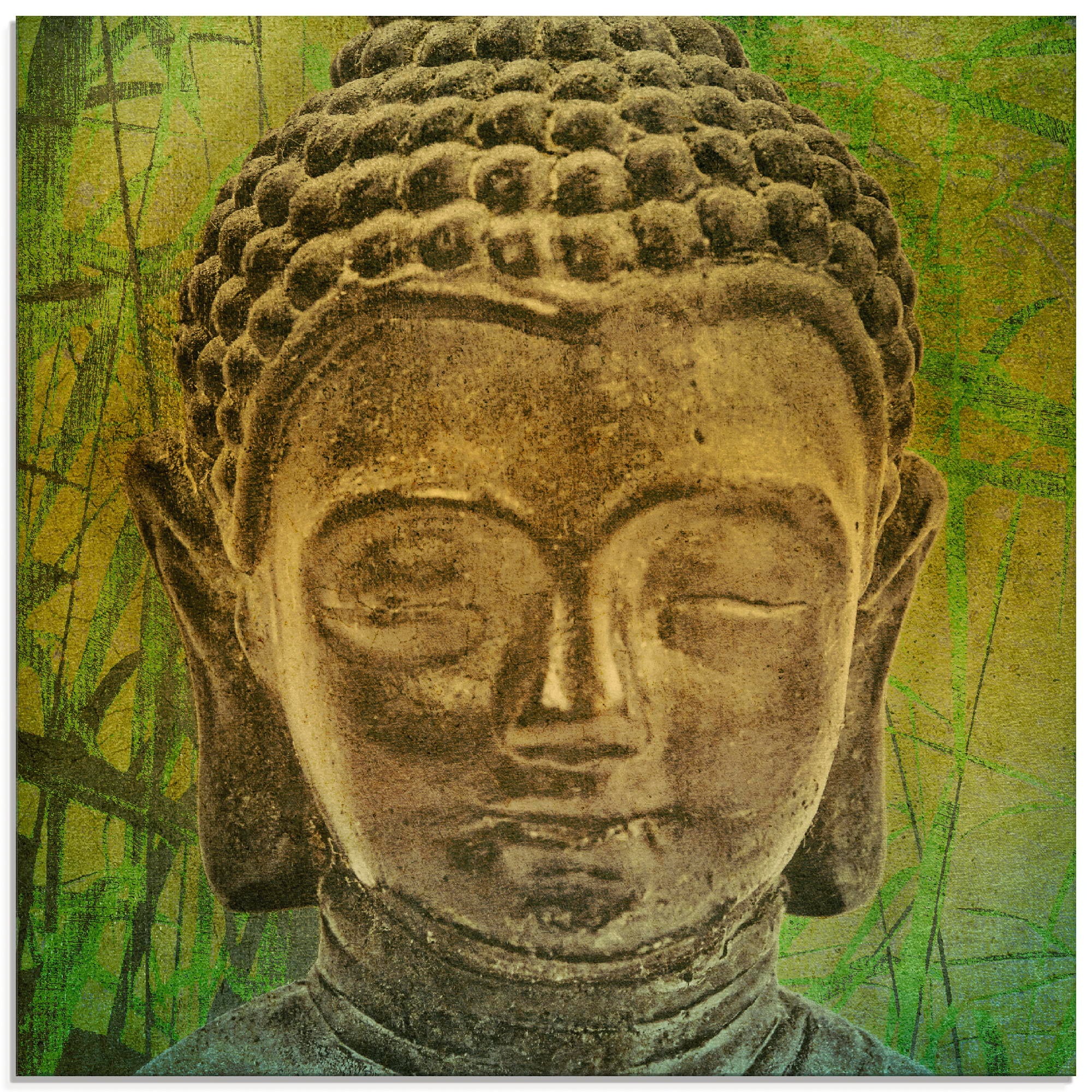 Glasbild »Buddha II«, Religion, (1 St.), in verschiedenen Grössen