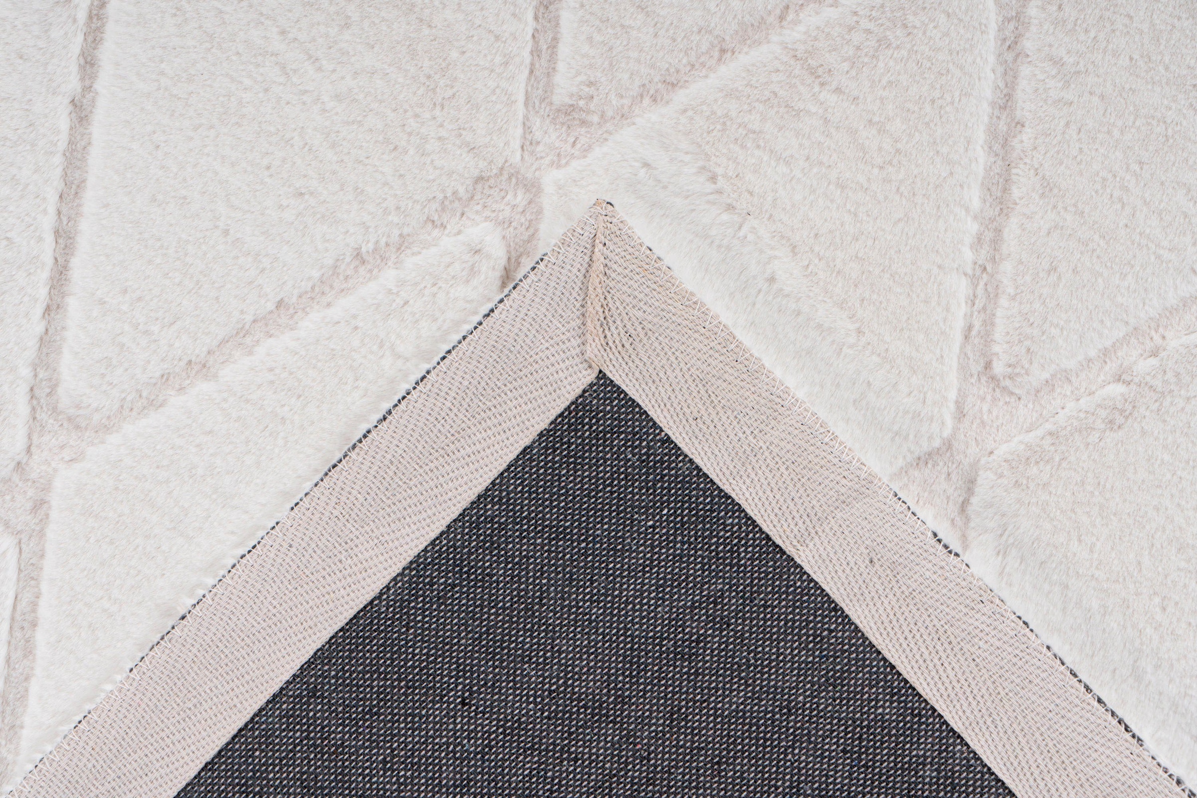 calo-deluxe Tapis »Jardan-2000« Rectangulaire 20 mm Höhe besonders weich durch Microfaser, Rauten-Design