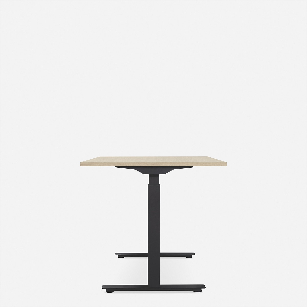 Schreibtische »WRK21 Schreibtisch Smart 180 x 80 cm, Höhenverstellbar, Mandal Ahorn / Schwarz«