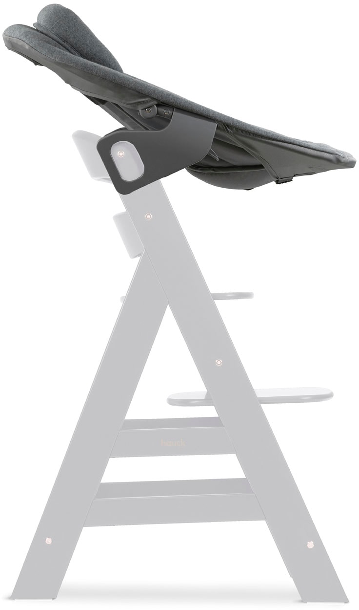 Hauck Babywippe »Alpha Bouncer Premium, Dark Grey« bis 9 kg für Neugeborene mit Wippgestell, für Hochstuhl Alpha+ und Beta+