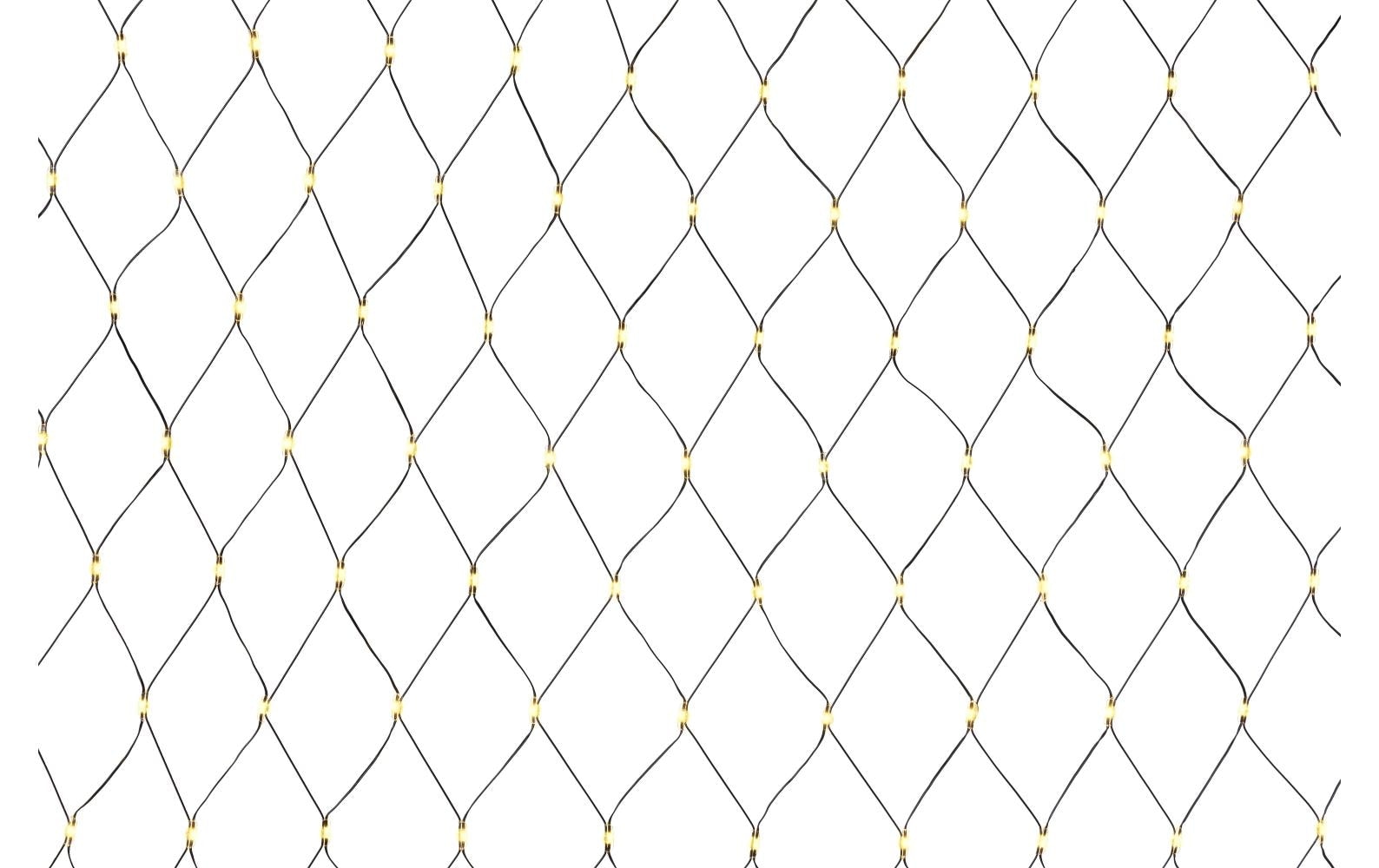 STT Filet d'éclairage LED »Lichternetz Angel black« 800 cuis-flammig