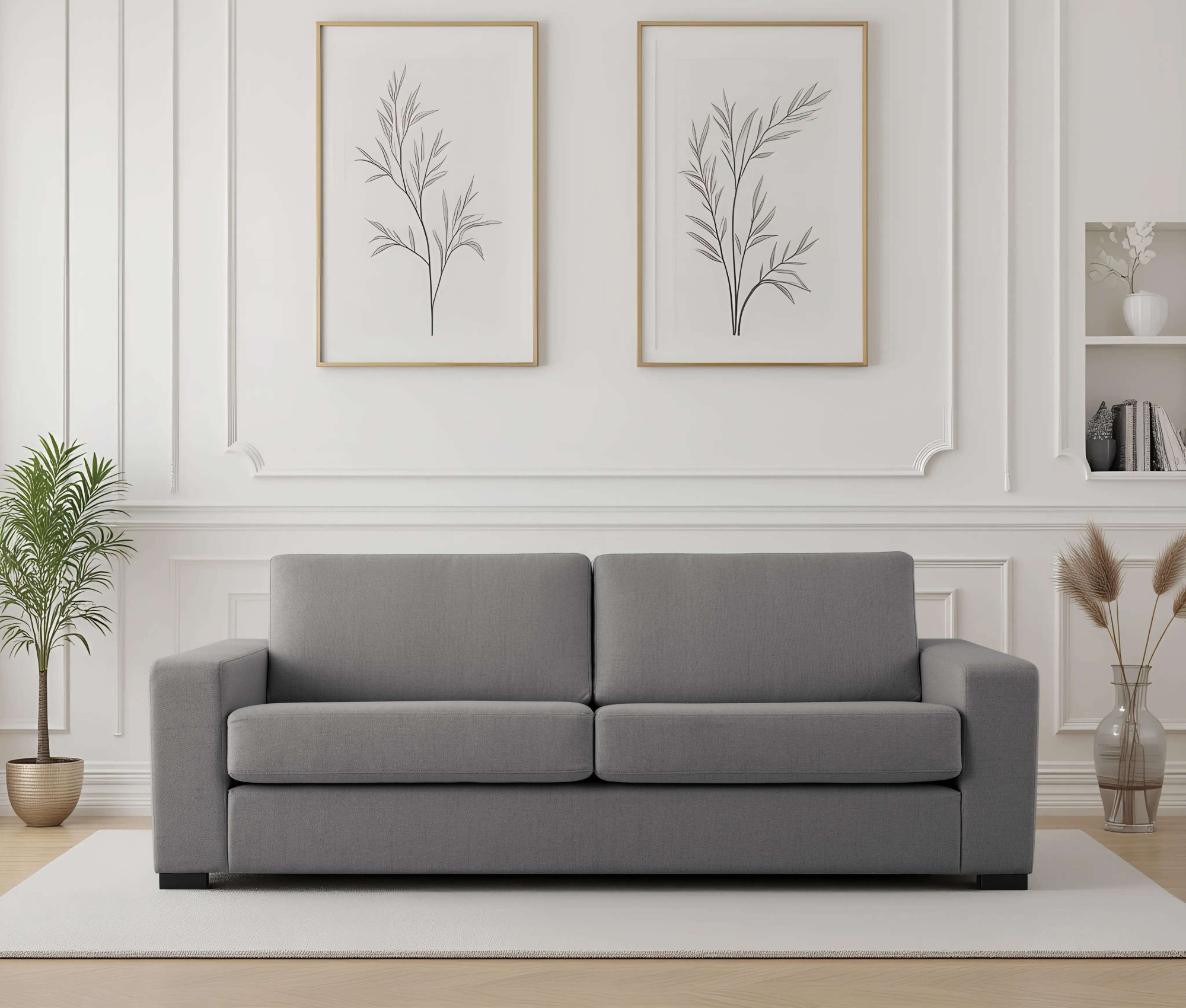 Image of Home affaire 3-Sitzer "Branwell" Breite 226 cm, Struktur fein, mit Wellenunterfederung