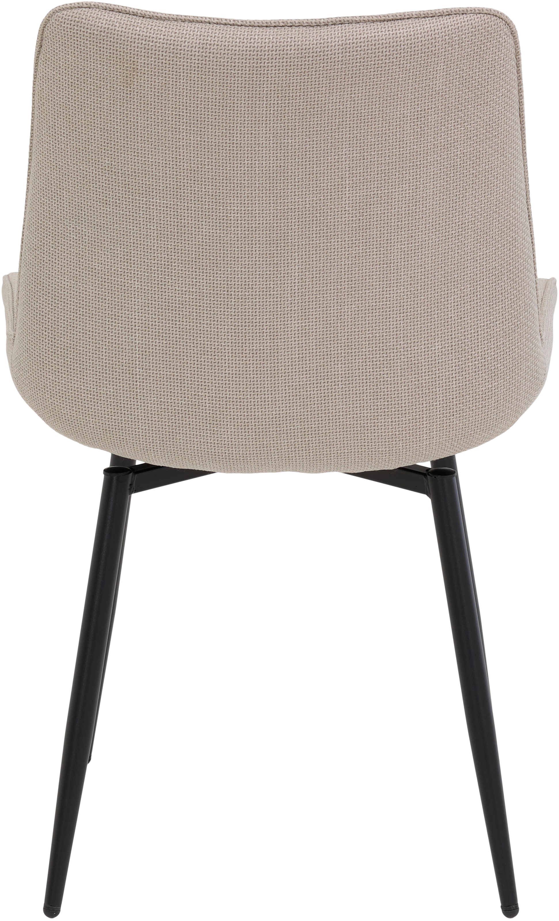 HELA Drehstuhl »Vierfussstuhl BERGEN«, (Set), 2 St., Webstoff, Esszimmerstuhl, XL-Sitzbreite, 360° drehbar