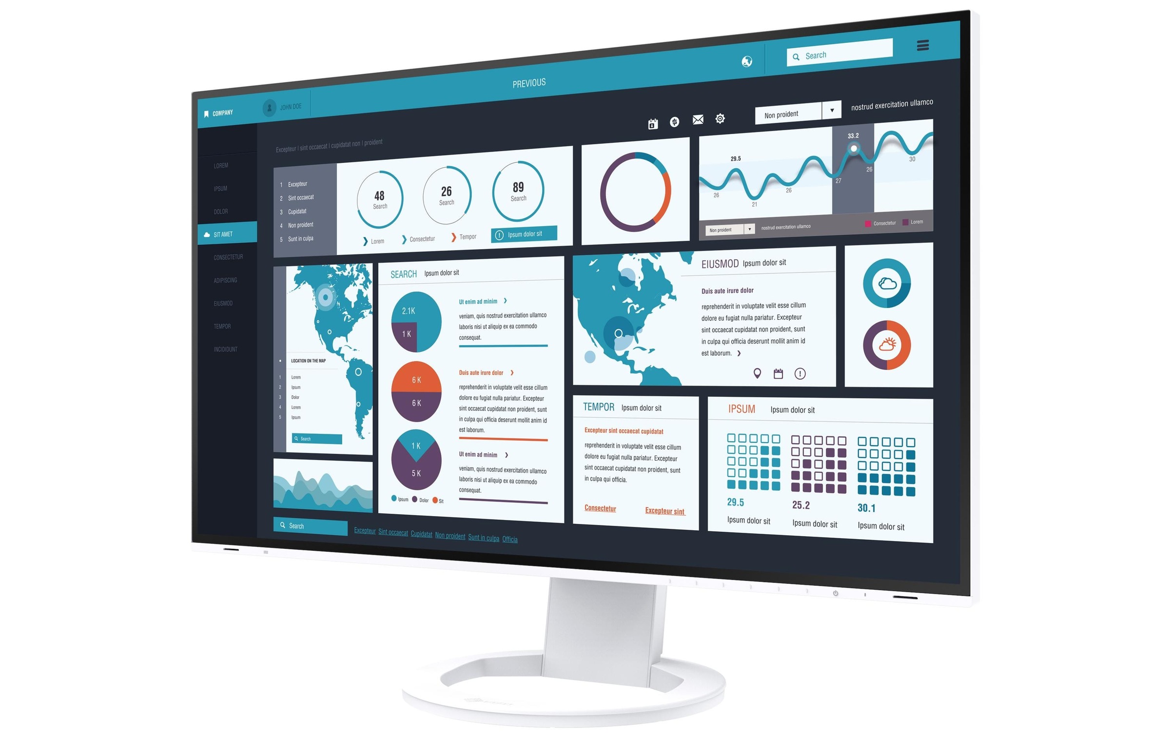 Eizo Ergo Monitor »EV2795 Swiss Edition«, 68,31 cm/27 Zoll, 2560 x 1440 px, WQHD, 5 ms Reaktionszeit, 60 Hz
