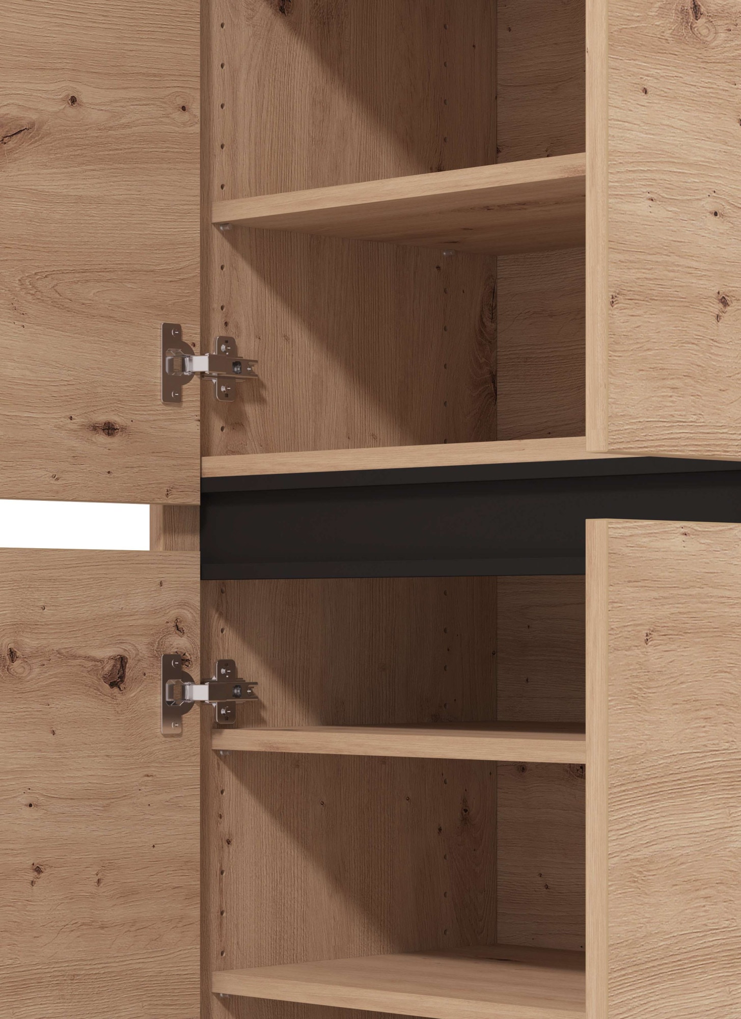 Home affaire Armoire à chaussures »Flannan, Schuhregal, Schuhkommode, Gesamthöhe 205,5 cm« acht Regale und eine Schublade, Gesamtbreite 80 cm