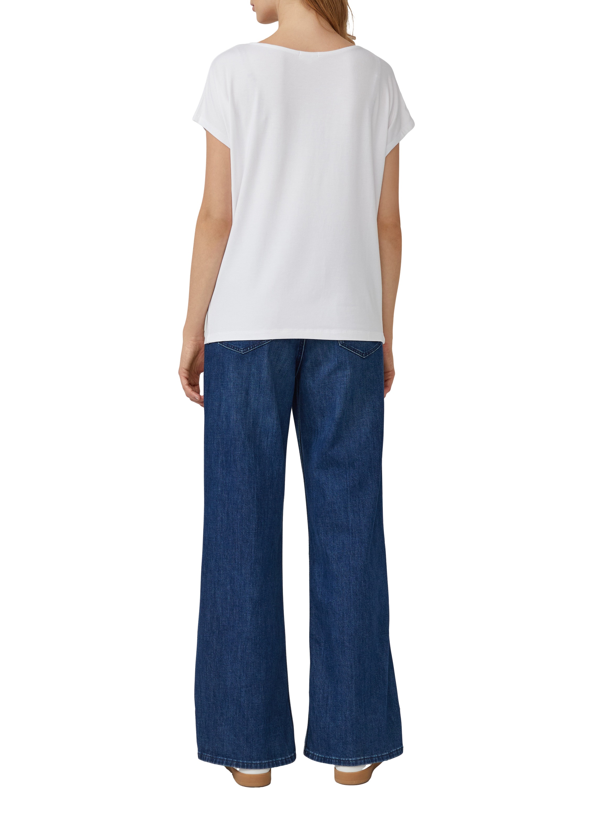 s.Oliver T-shirt avec étiquette de marque