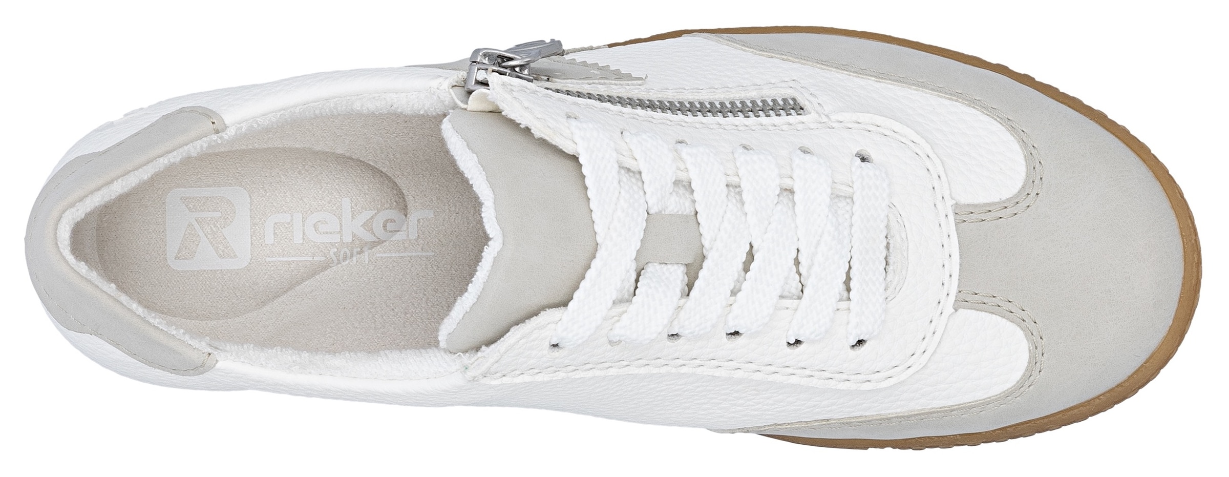 Rieker Sneakers  Halbschuh, Freizeitschuh, Schnürschuh mit Reissverschluss