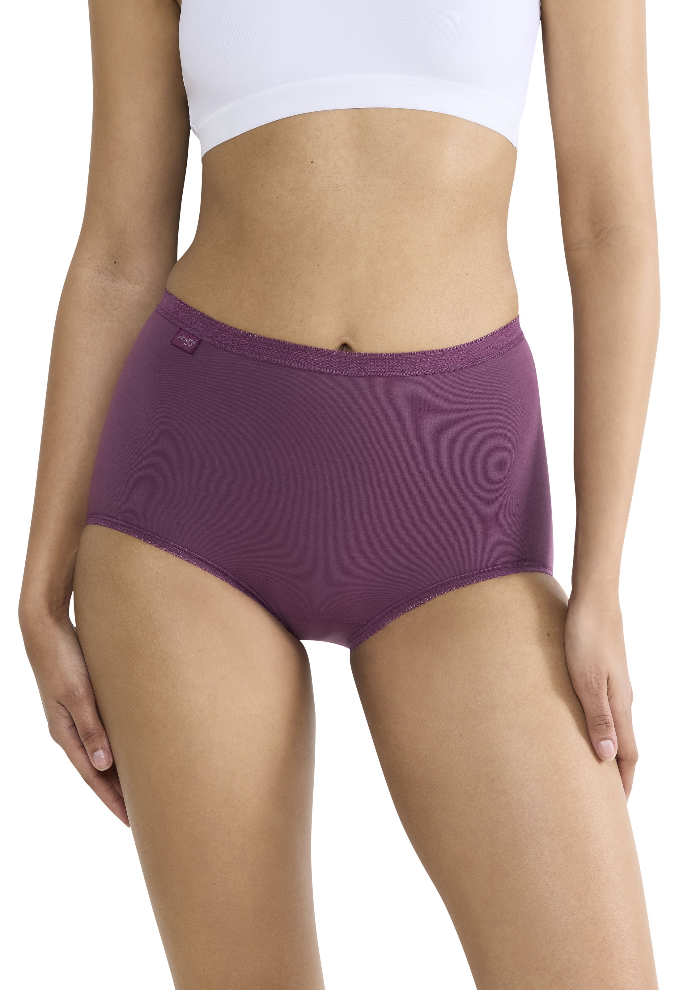sloggi Slip »Basic+ Maxi C3P«, (3er Pack), perfekter Sitz, weiche Nähte