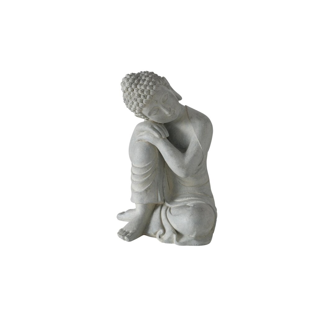 BOLTZE Dekofigur »Buddha Liamy Grau«