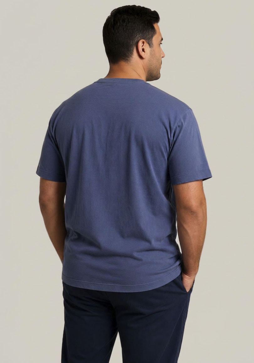 Man's World Plus Rundhalsshirt »auch in Grosse Grössen bis Gr. 7XL Ärmel-Fit« Regular Fit, Kurzarm, mit Print, bedruckt, aus Single Jersey