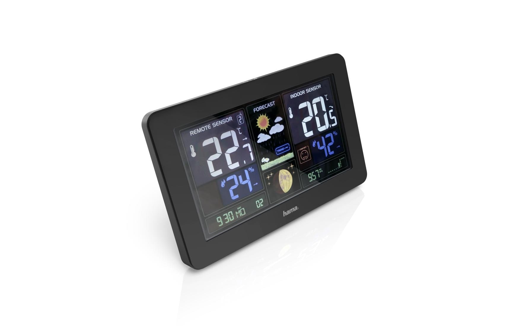 Hama Funkwetterstation »Premium mit LED-Farbdisplay« ()
