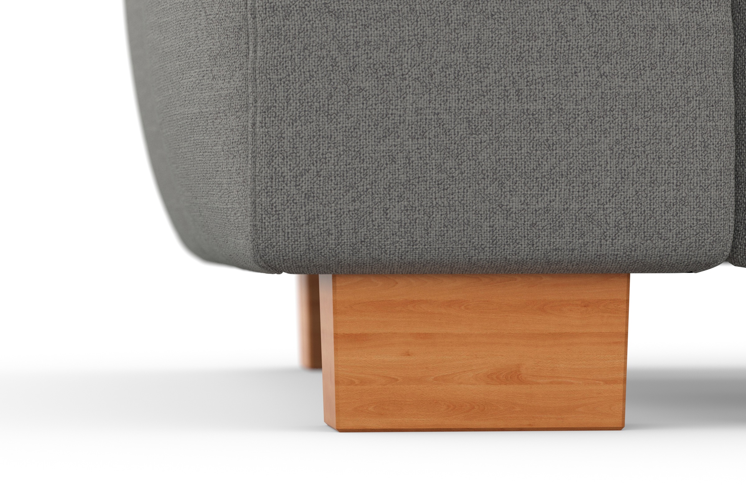 sit&more Ecksofa »Dundee L-Form« mit Federkern und Massivholzfüssen, wahlweise mit Kopfteilverstellung