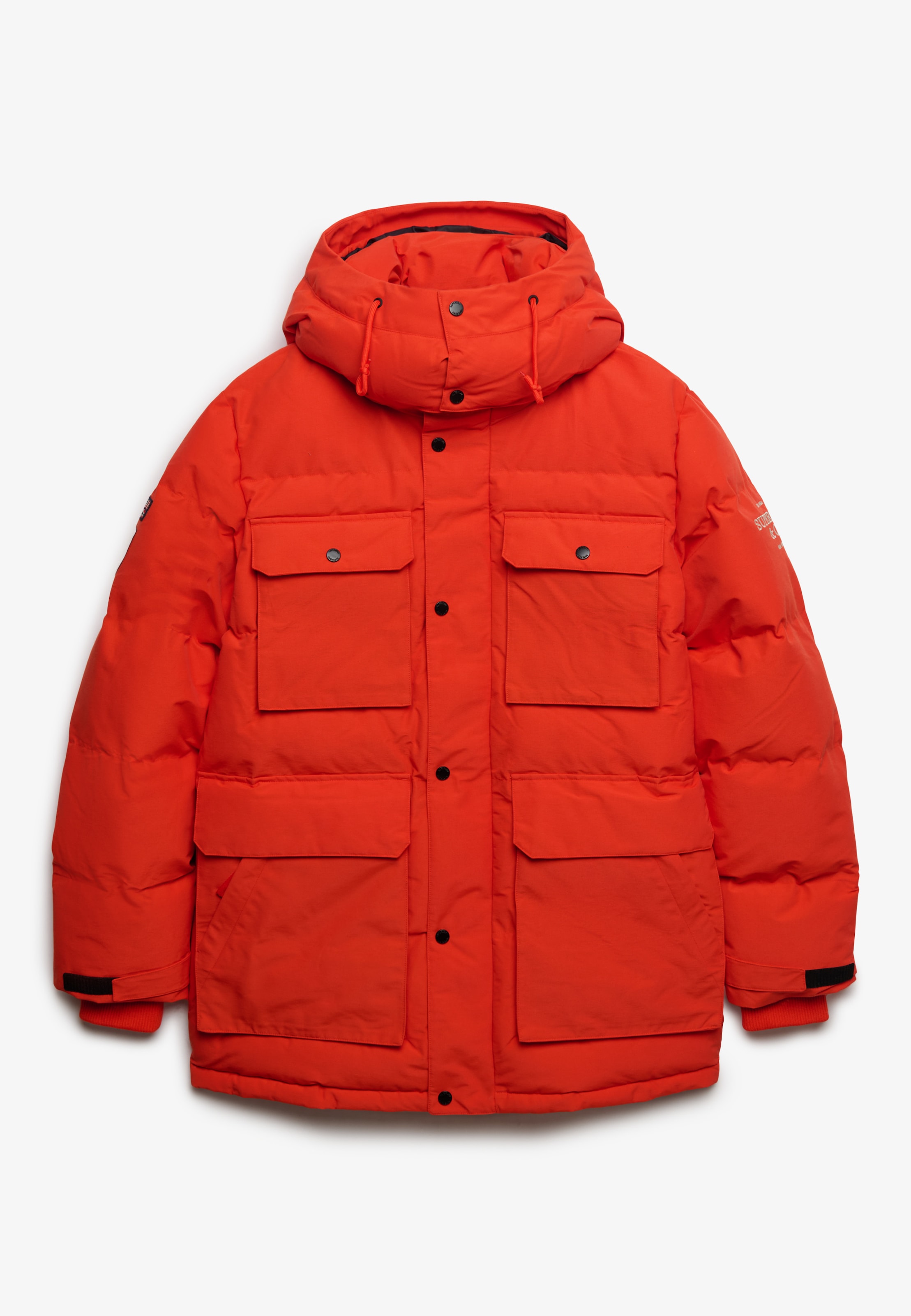 Image of Superdry Steppjacke "EVEREST EXPEDITION PARKA" mit Kapuze Materialmix, slim fit