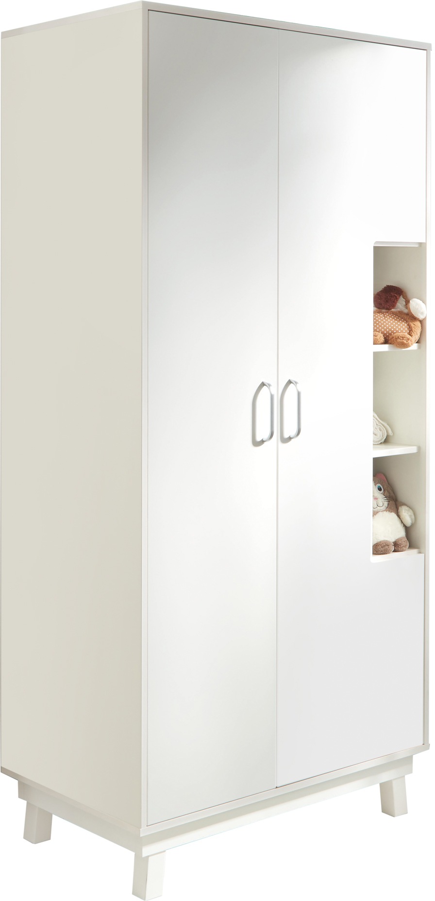 Image of roba® Kinderkleiderschrank »Nordic, weiss«, 2-türig; Made in Europe bei Ackermann Versand Schweiz