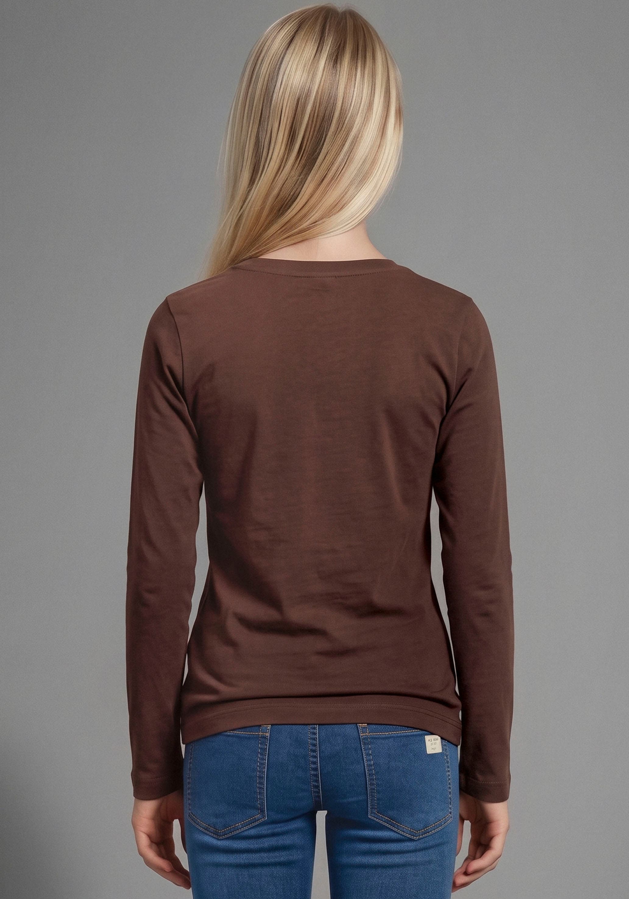H.I.S T-shirt à manches longues »3er Pack H.I.S Shirts in modischen Farben, Must-Have Basic« Paquet, 3,  3 T-shirts basiques à manches longues en lot, longueur aux hanches, coupe basique