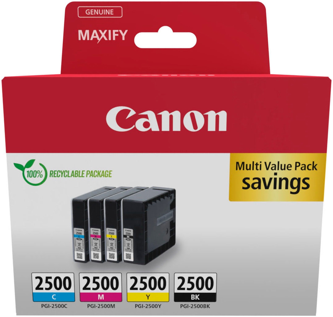Canon Tintenpatrone »PGI-2500 BK/C/M/Y Tinte Multipack«
