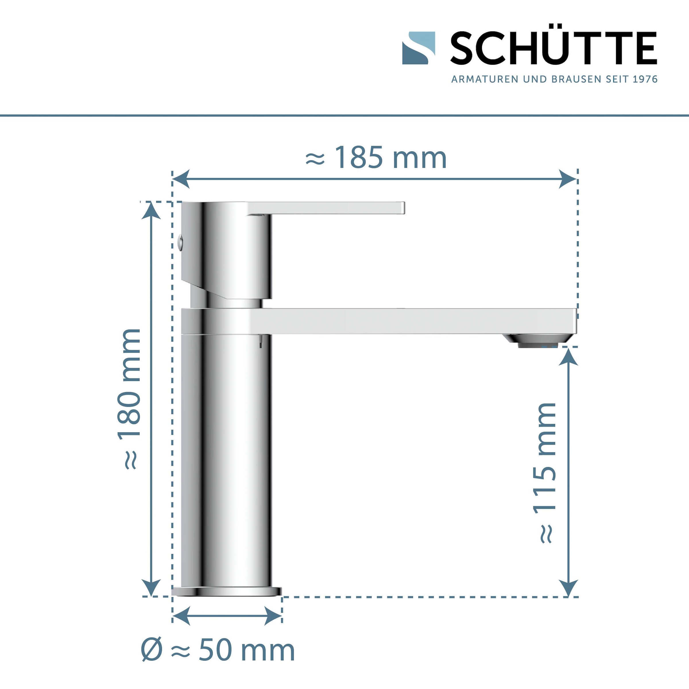 Schütte Robinet de lavabo »MANHATTAN« Protection contre les brûlures, économie d'eau, buse de marque