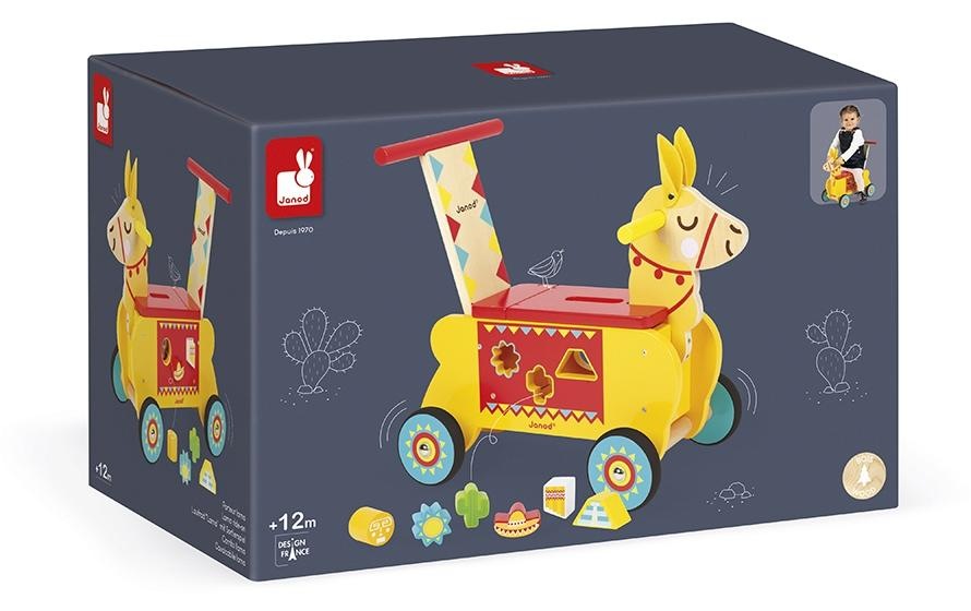 Janod Lauflernwagen »Janod Lauflernwagen Lama«