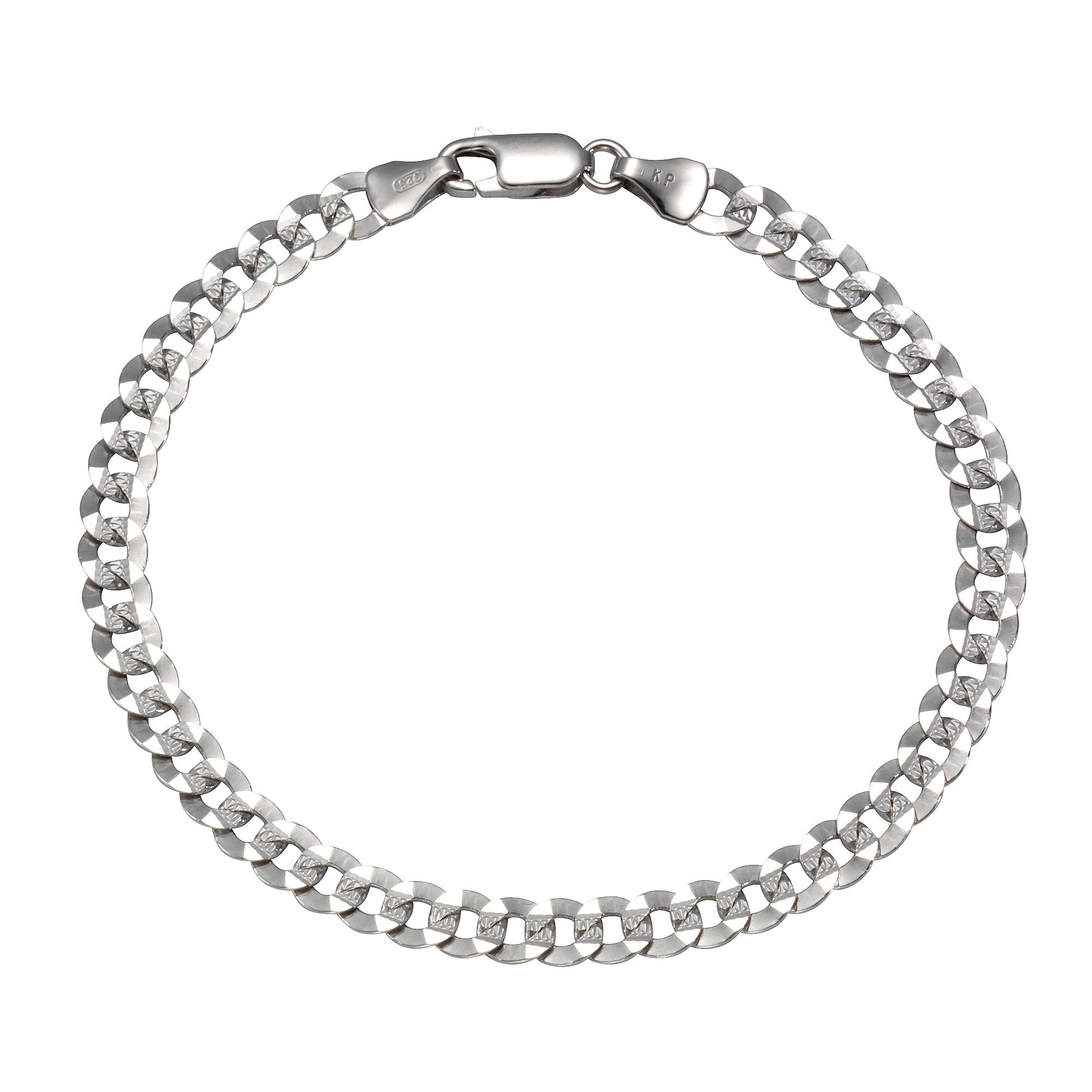 Image of Vivance Armband »925/- Sterling Silberfarben rhod. Panzer-Glieder« bei Ackermann Versand Schweiz
