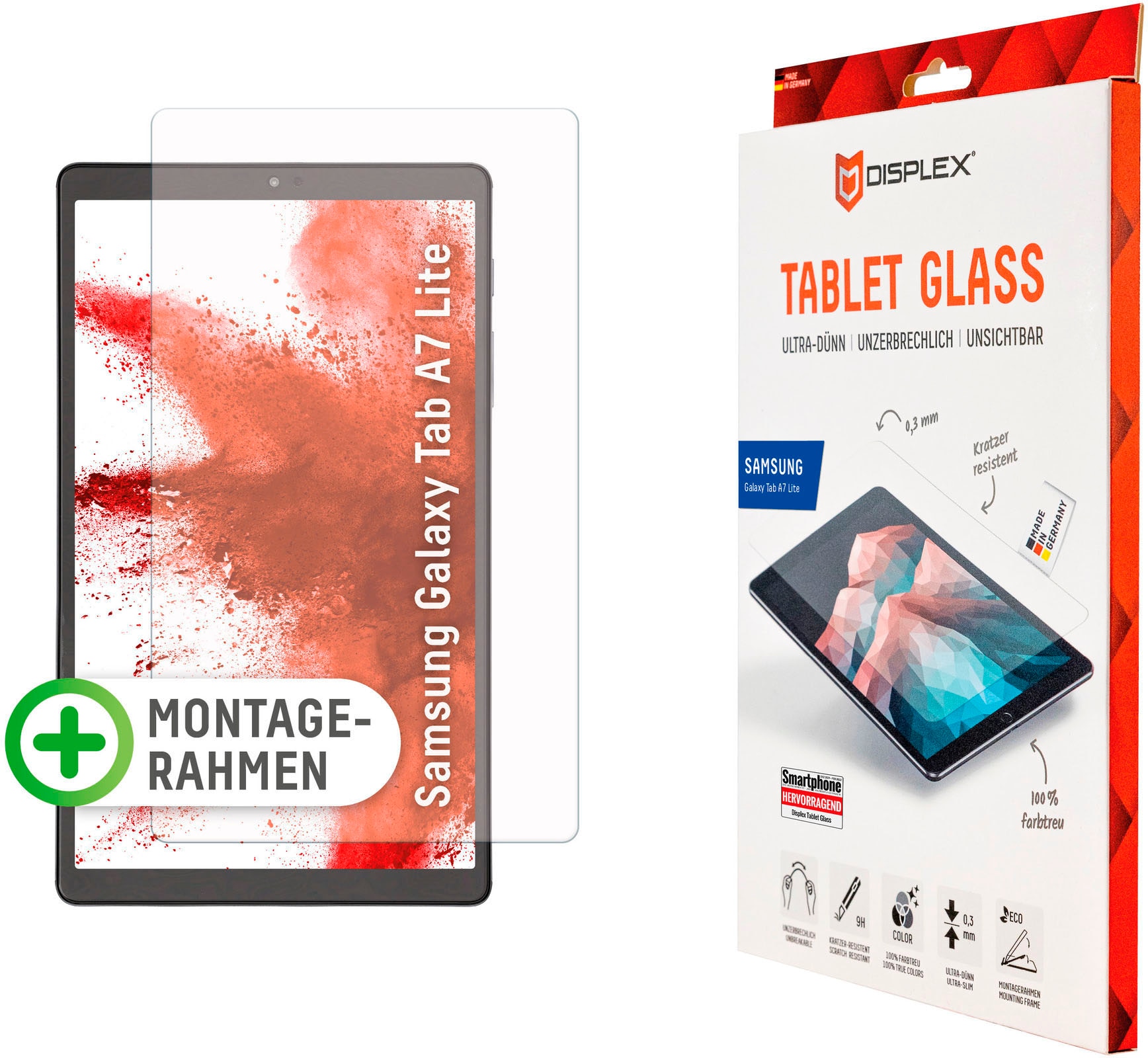 Displex Displayschutzfolie »Tablet Glass Samsung Galaxy Tab A7 Lite«, für Samsung Galaxy Tab A7 Lite