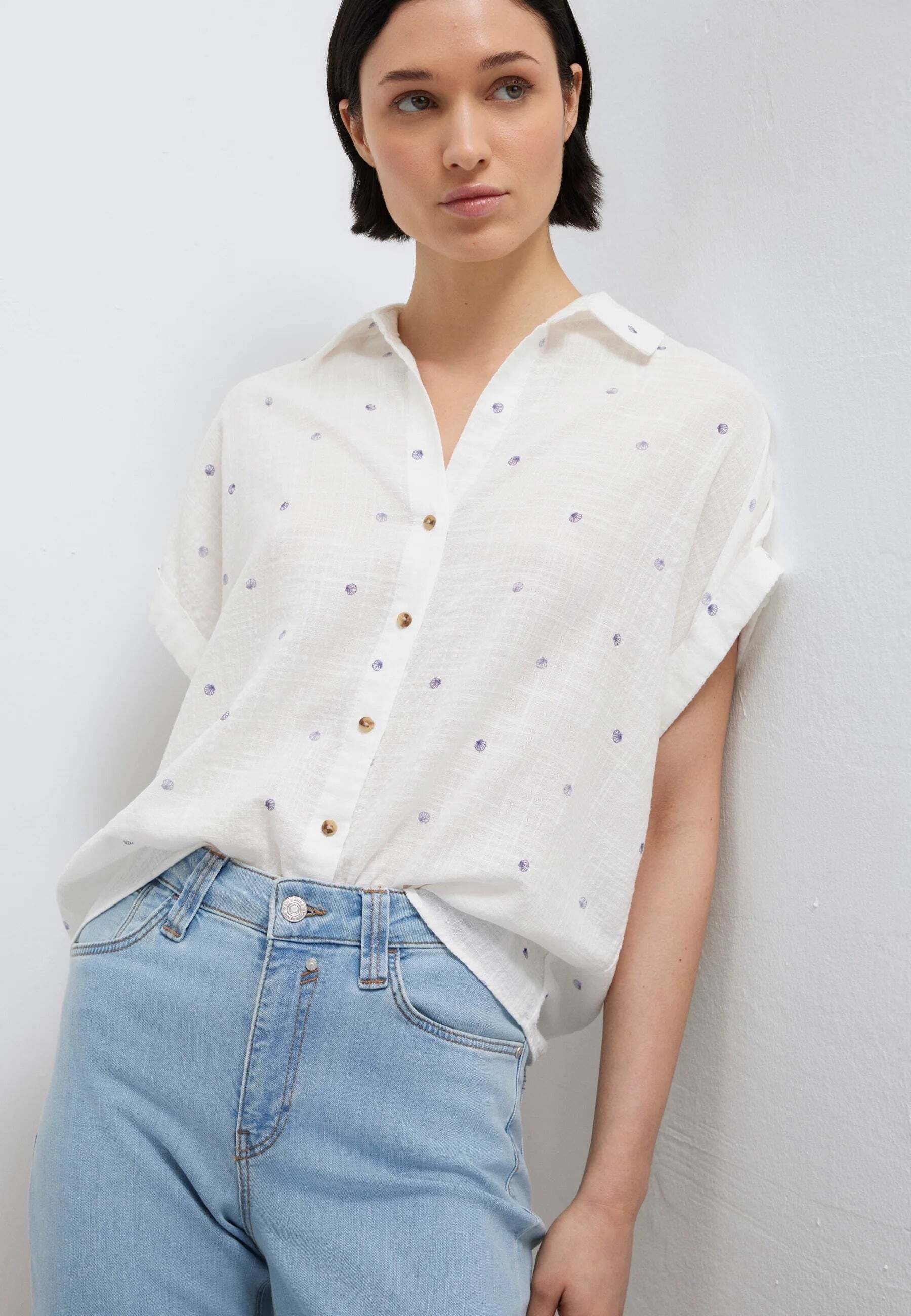 Mavi Kurzarmbluse »Mavi Kurzarmbluse Short Sleeve Woven«