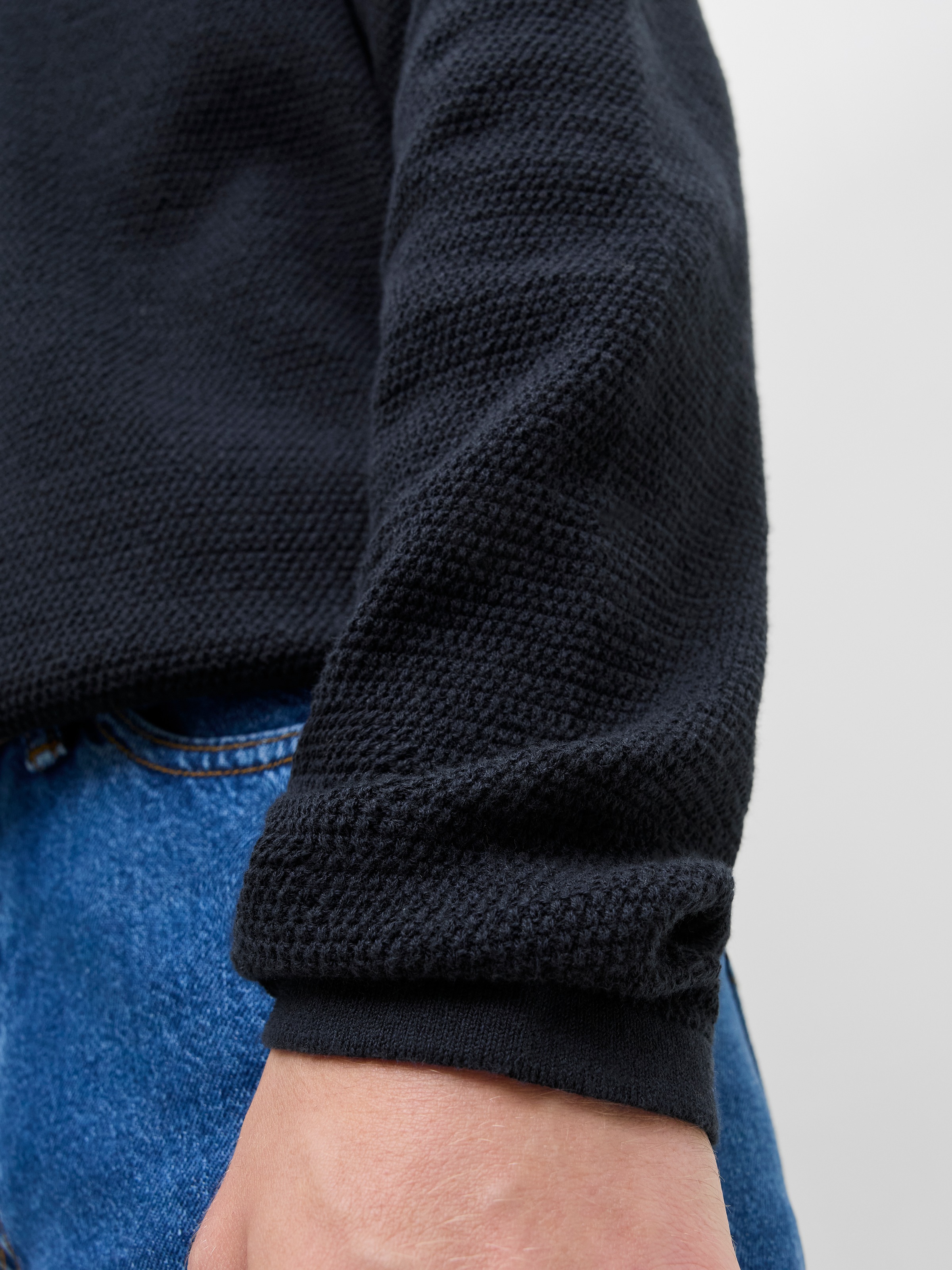 Jack & Jones Strickpullover »JJEGEORGE KNIT POLO LS SN«