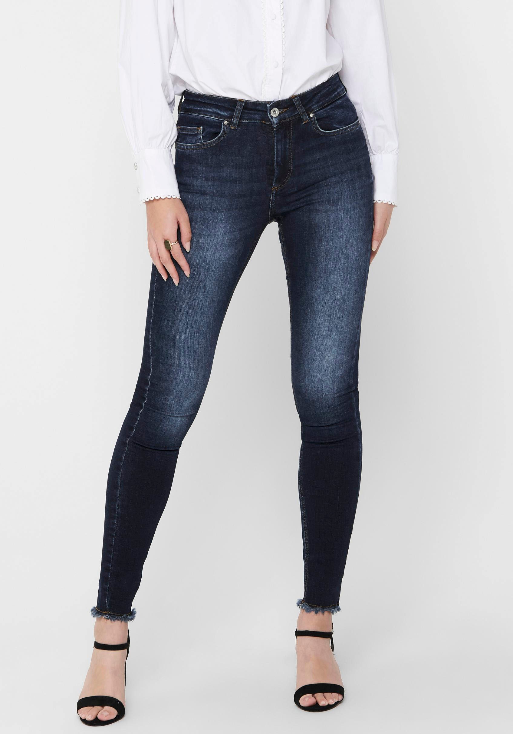 Image of Only Skinny-fit-Jeans »ONLBLUSH LIFE MID SK ANK RW« bei Ackermann Versand Schweiz