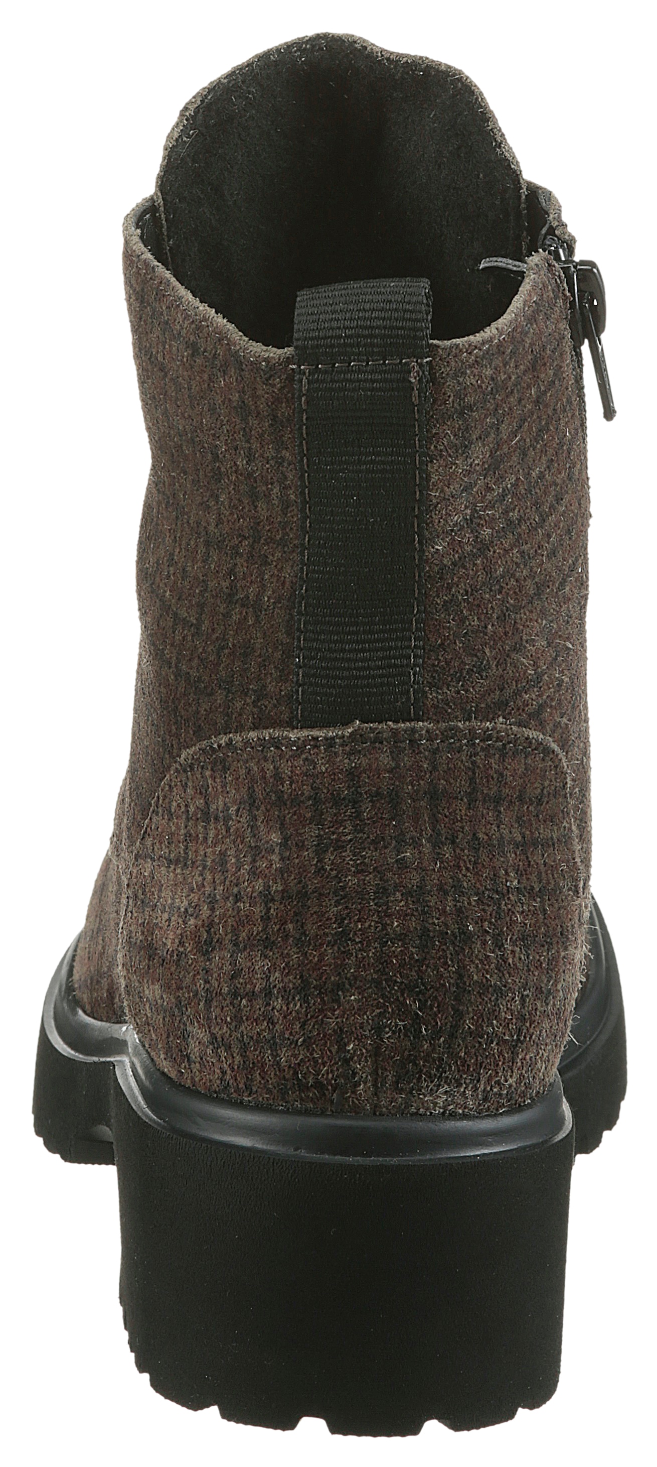 Waldläufer Schnürstiefelette »H-LUISE«  Schnürboots, Profilsohle, Blockabsatz, in Komfortweite H (= sehr weit)