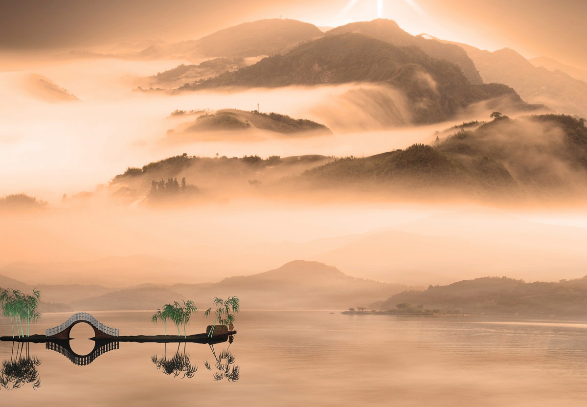 Image of Papermoon Fototapete "See Landschaft"