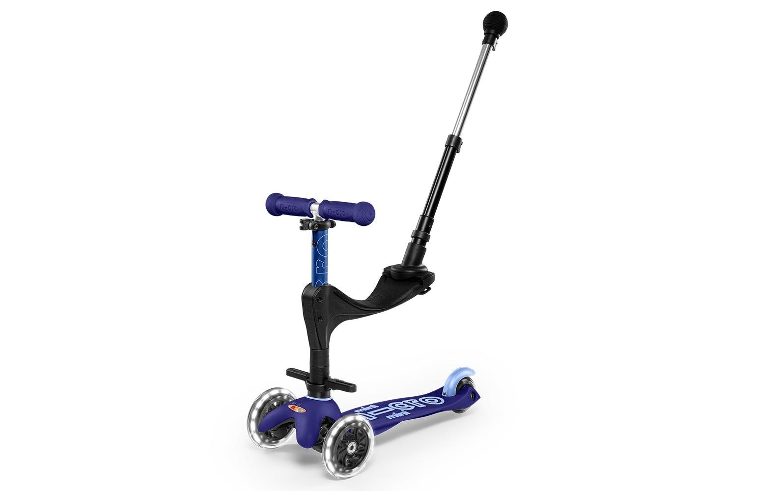 Micro Mobility Dreiradscooter »3in1 Deluxe Plus Blau LED«