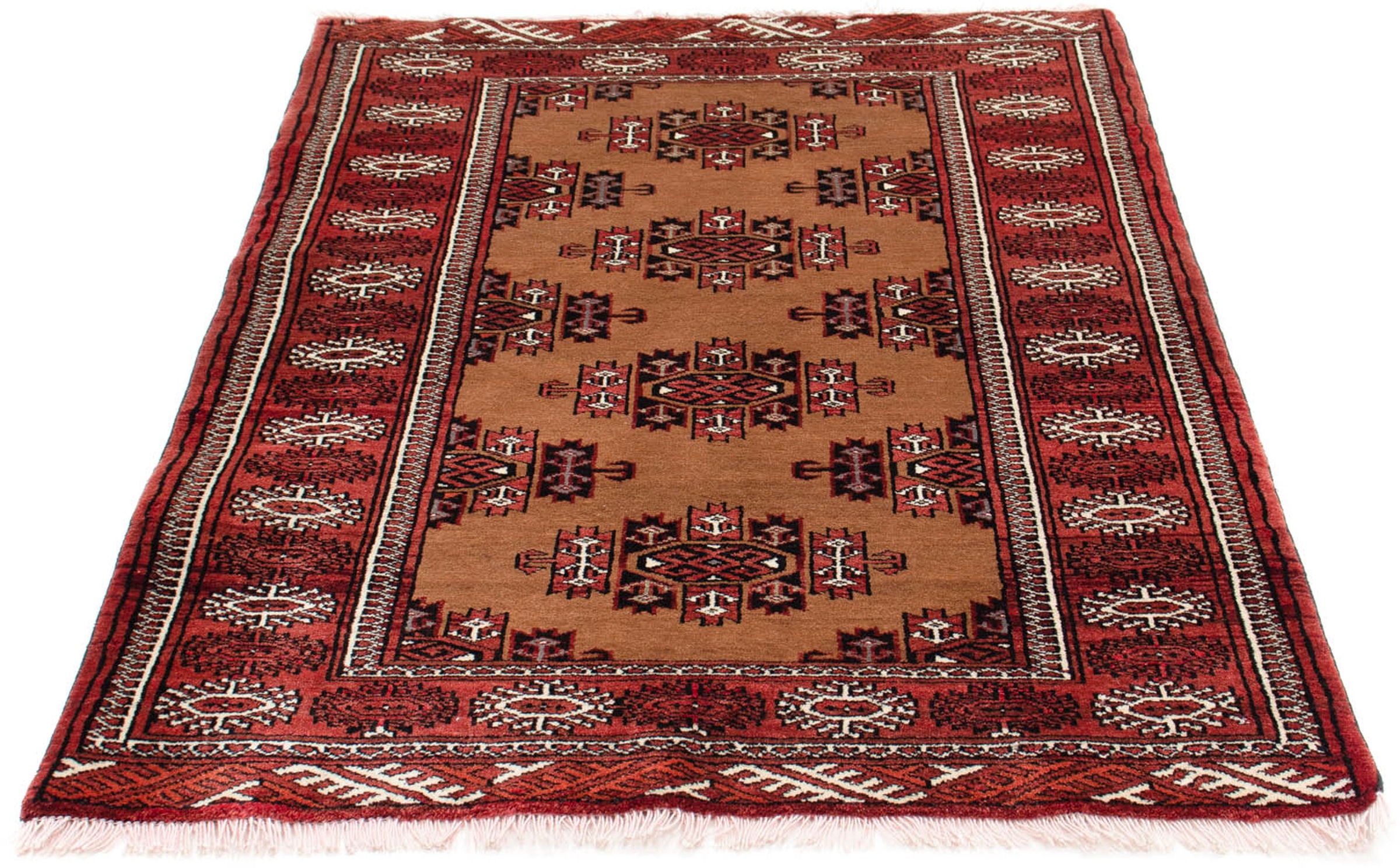 Image of morgenland Orientteppich »Belutsch - 143 x 102 cm - braun«, rechteckig, 8 mm Höhe, Wohnzimmer, Handgeknüpft, Einzelstück mit Zertifikat bei Ackermann Versand Schweiz