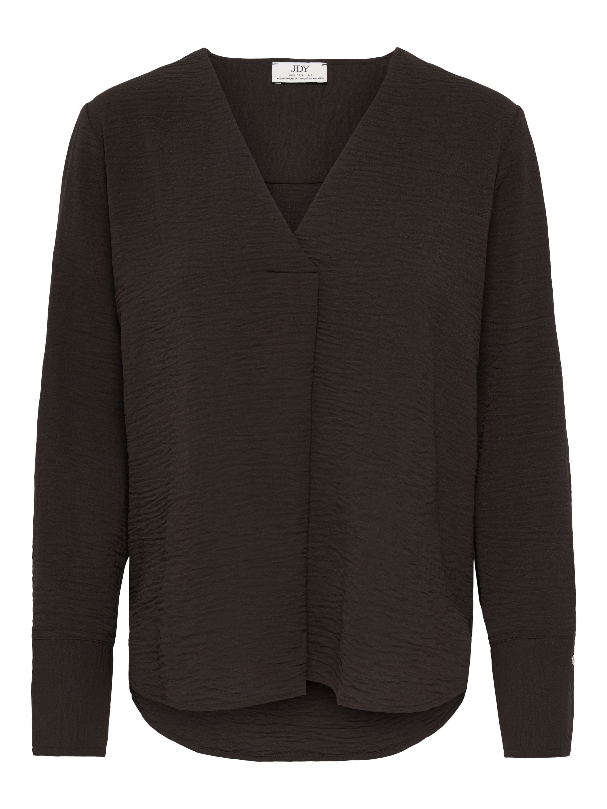 JDY Langarmbluse »JDYLION L/S V-NECK TOP WVN« Polyester, regular fit