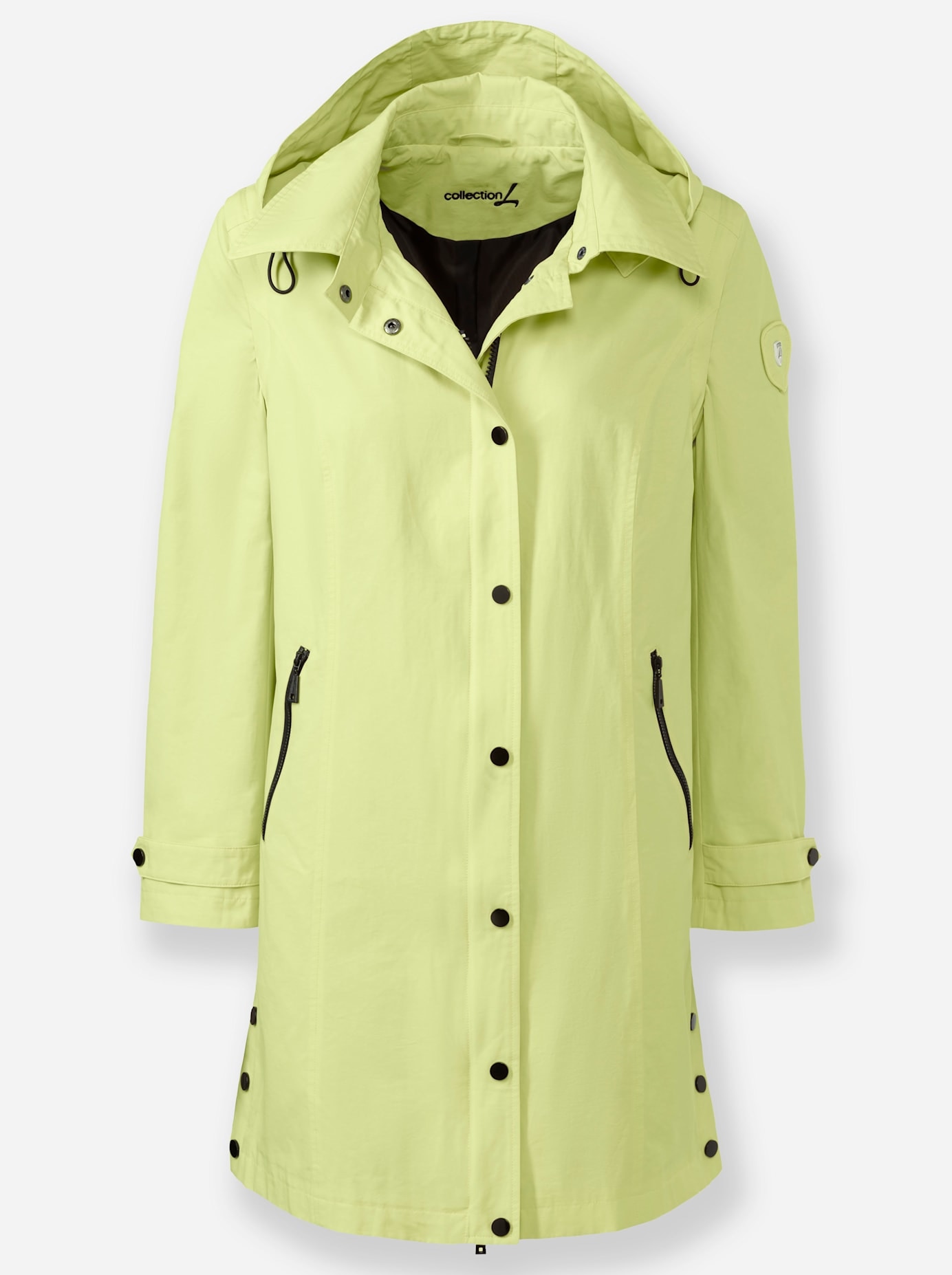 Casual Looks Langjacke, mit Kapuze