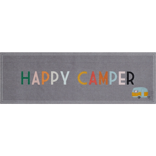 my home Läufer »Camping«, rechteckig, mit Schriftzug, ideal für Camper &  Wohnwagen, In- und Outdoor geeignet bequem kaufen