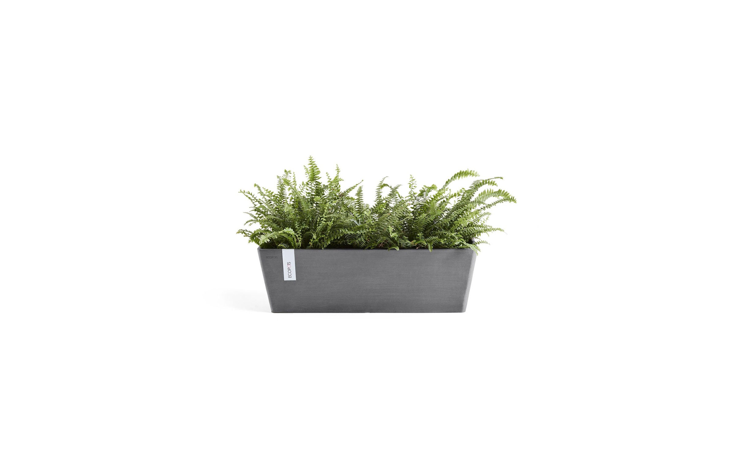 ECOPOTS Blumentopf "Bruges 65 Grau"