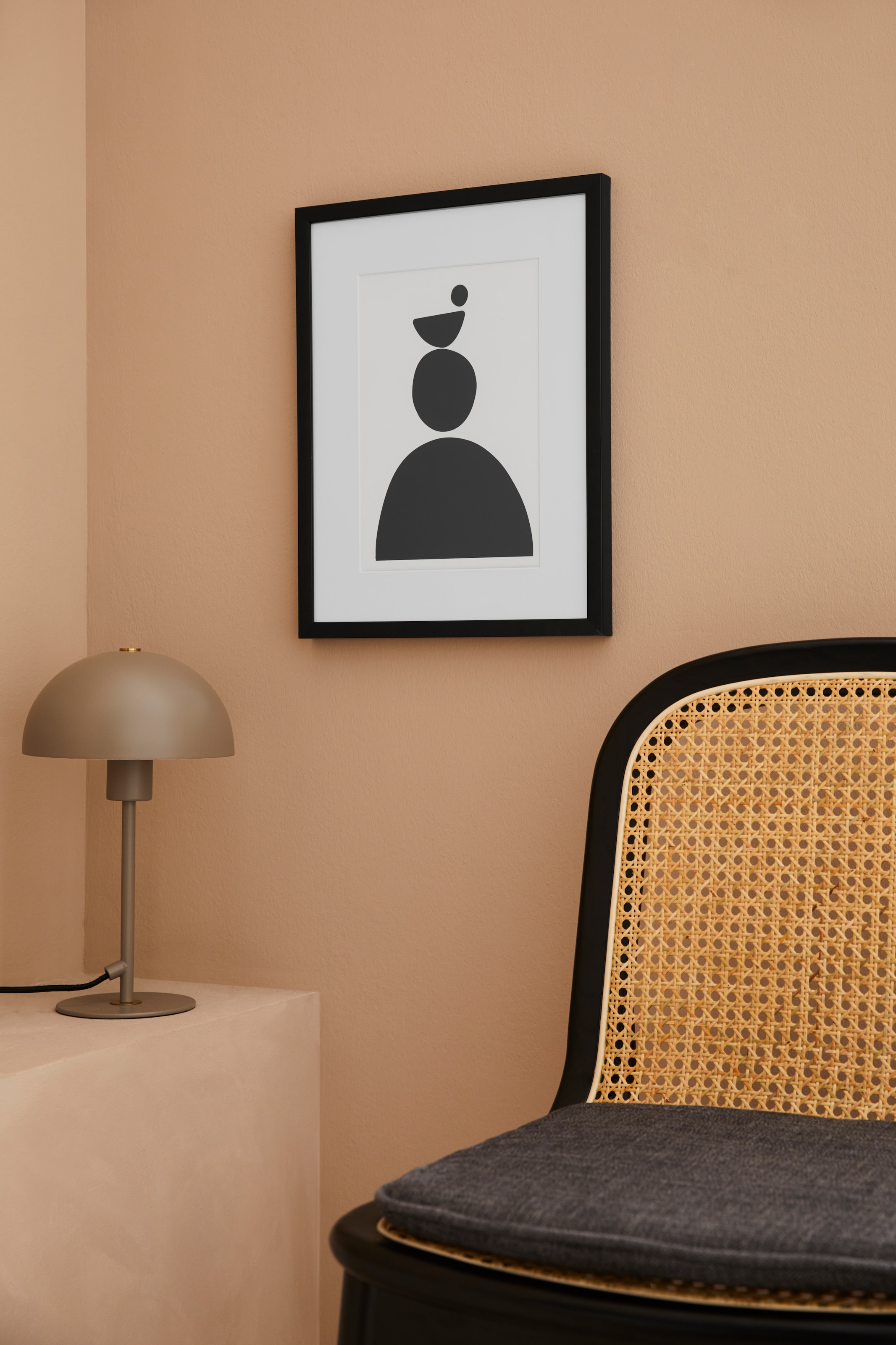 LeGer Home by Lena Gercke Bild »Black is Beautiful III«, Abstrakt-Kunst-Schwarz-Weiss-Modern, (1 St.), HD Premium Poster-Druck inkl. Holzrahmen