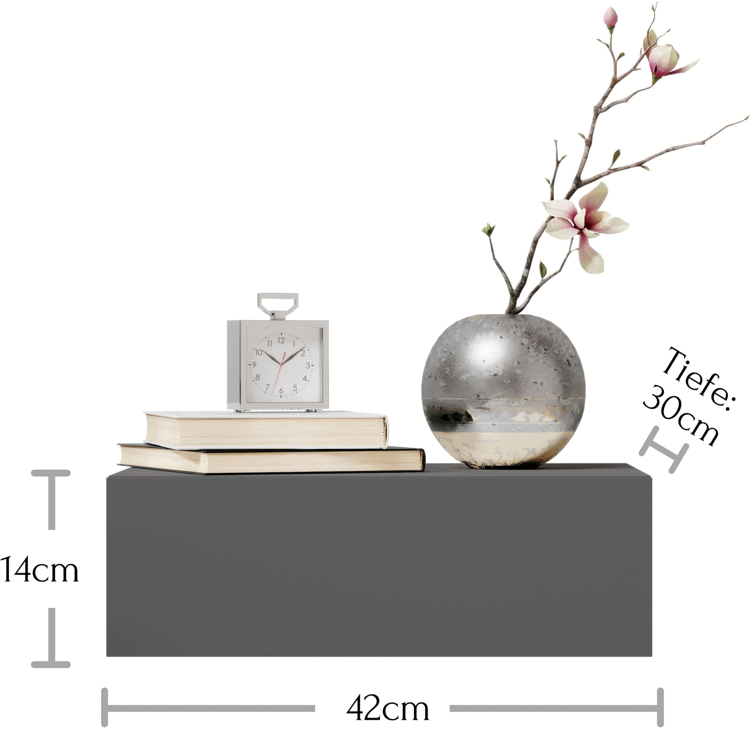 Schlafkontor Nachtkommode »Tajo« mit Schublade, Nachtkonsole für Wandmontage