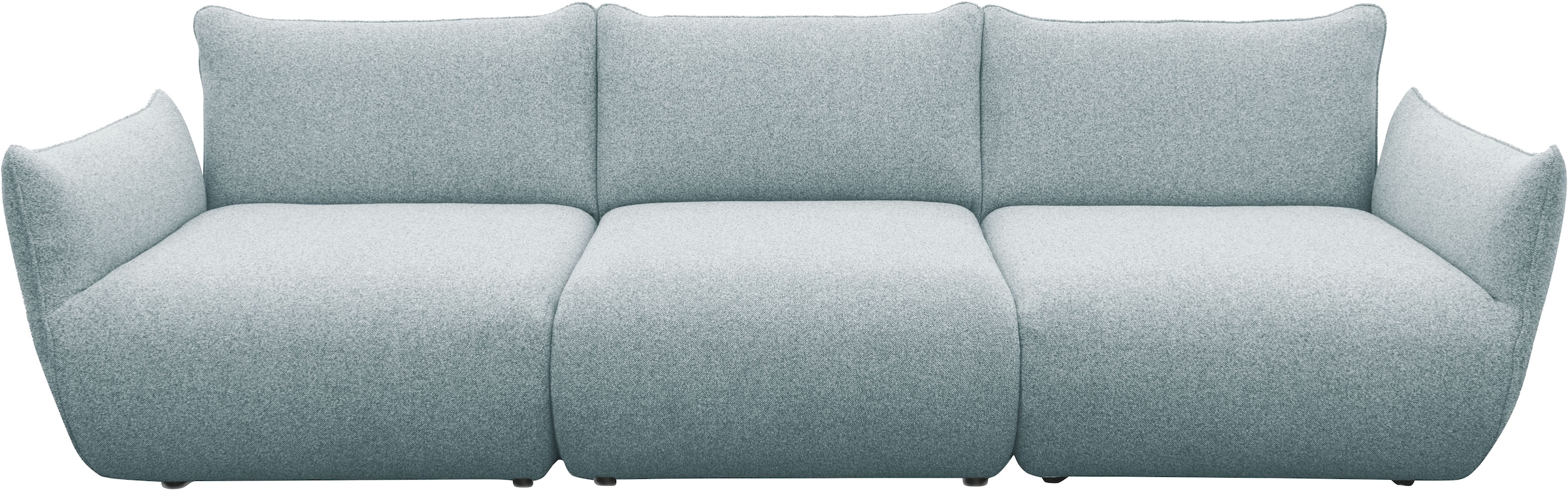 DOMO collection Big-Sofa »800022 in 2 Breiten, Taschenfederkern für hohen Sitzkomfort«, Breite 276cm. Pflegeleichter Strukturstoff aus 100% Polyester