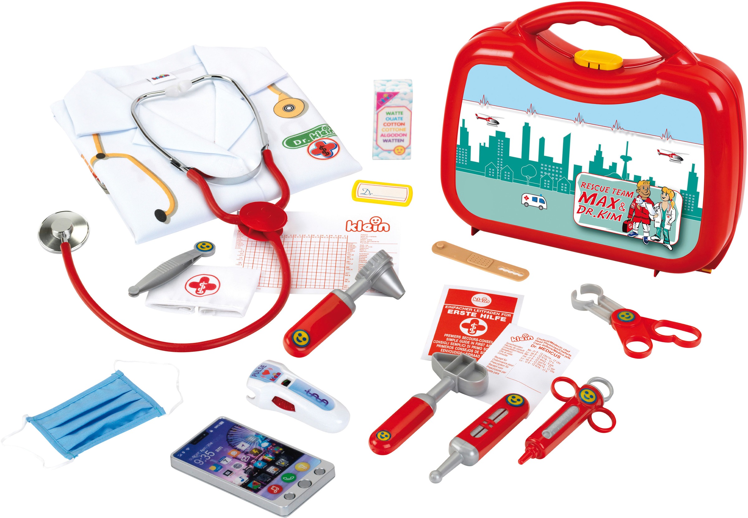 Image of Klein Spielzeug-Arztkoffer »Arztkoffer Deluxe«, Made in Germany bei Ackermann Versand Schweiz