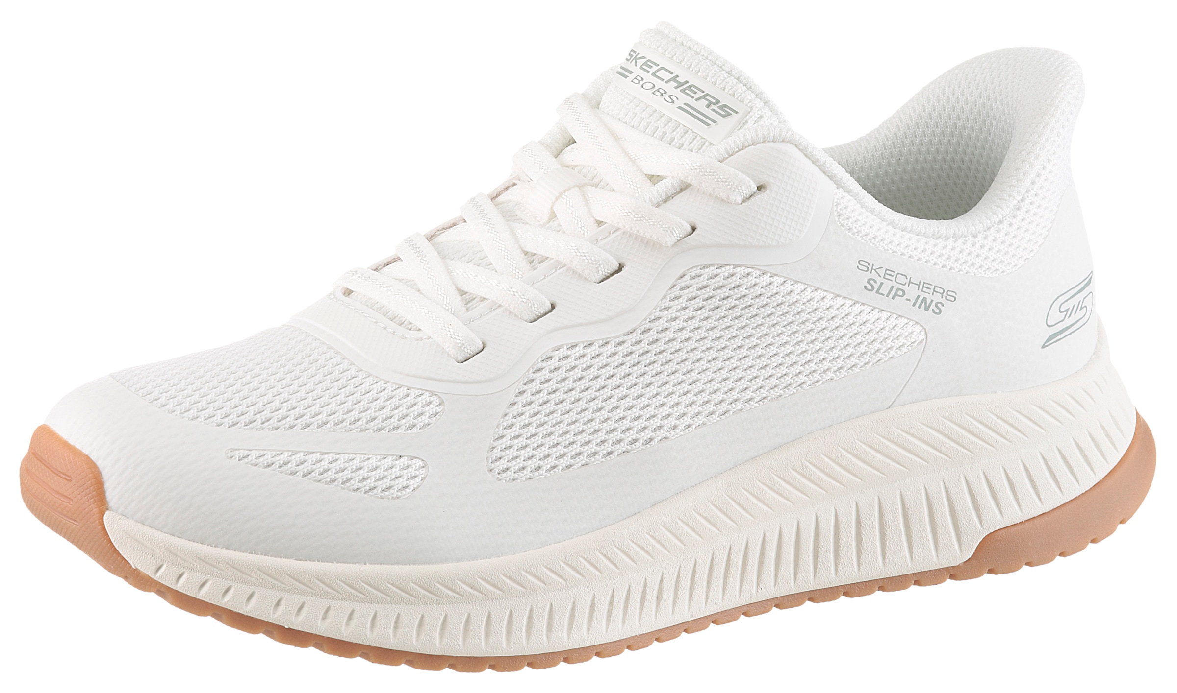 Image of Skechers Slip-On Sneaker "BOBS SQUAD 4" Slipper, Freizeitschuh, Halbschuh mit Memory Foam