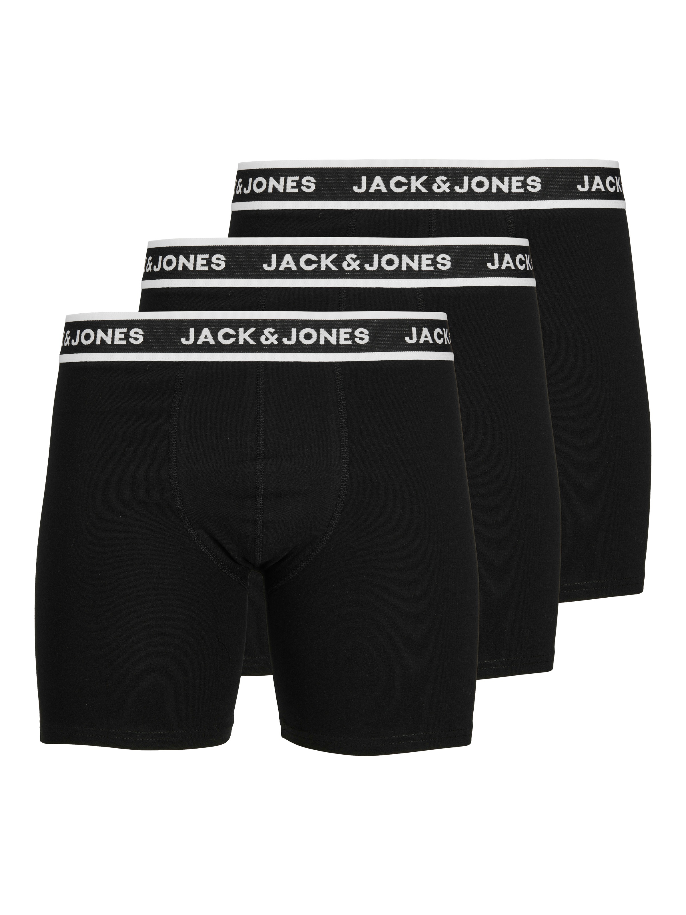 Image of Jack & Jones PlusSize Boxershorts "JACSOLID BOXER BRIEFS 3 PACK PLS NOOS" Packung, 3 Stk.