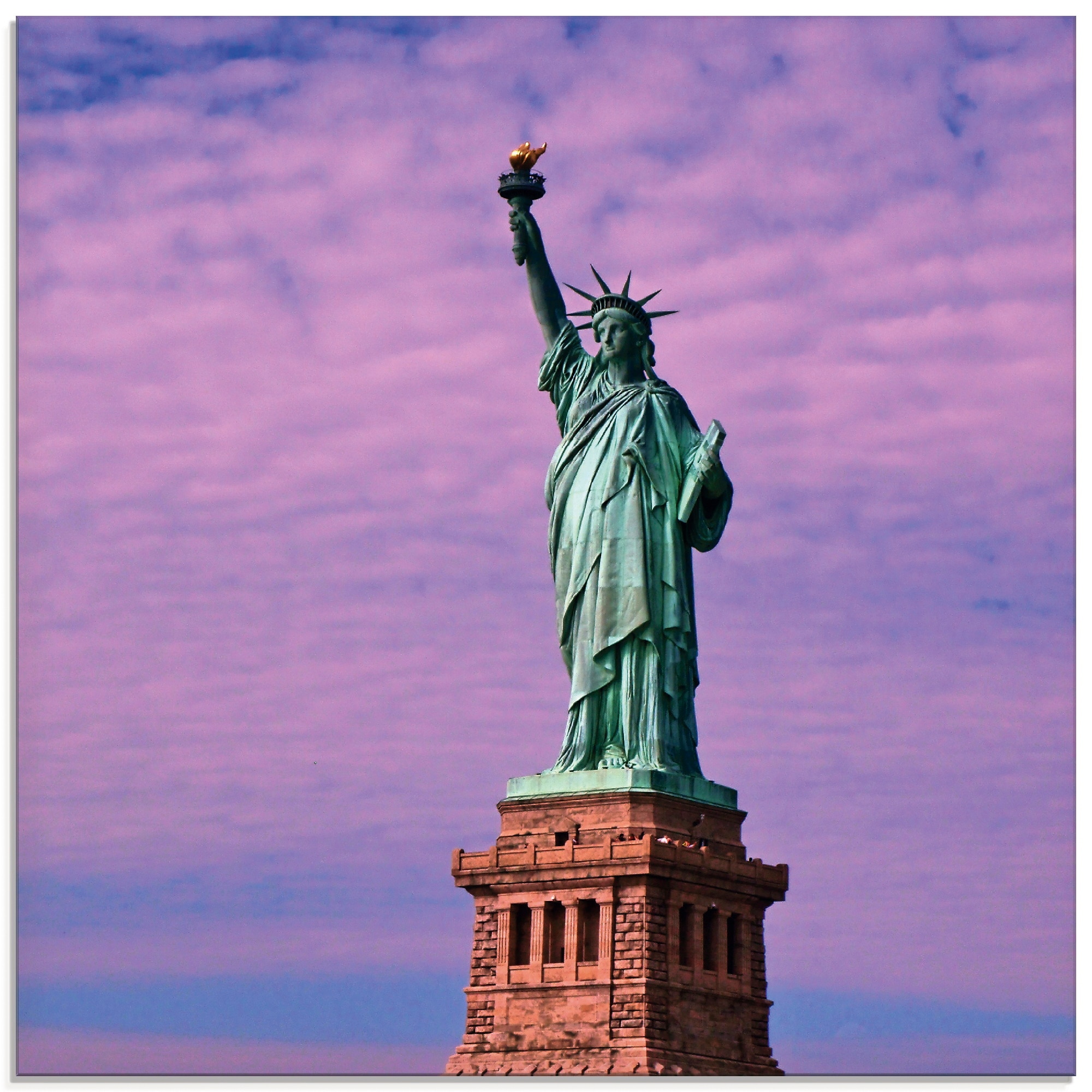 Image of Artland Glasbild "Freiheitsstatue" Amerika 1 Stk. tlg. in verschiedenen Grössen
