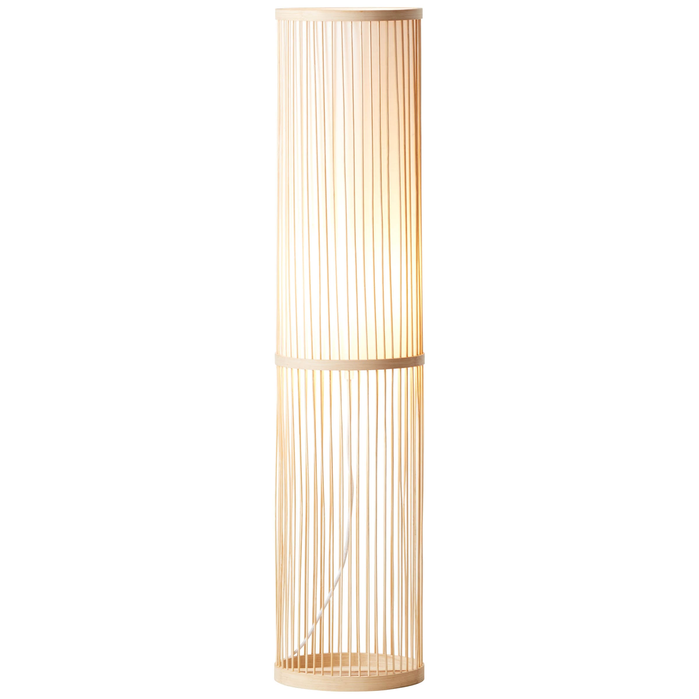 Brilliant Stehlampe »Nori«, 1 flammig-flammig, Ø günstig 20 90,5 Höhe, Bambus/Textil, natur/weiss cm, E27, kaufen cm