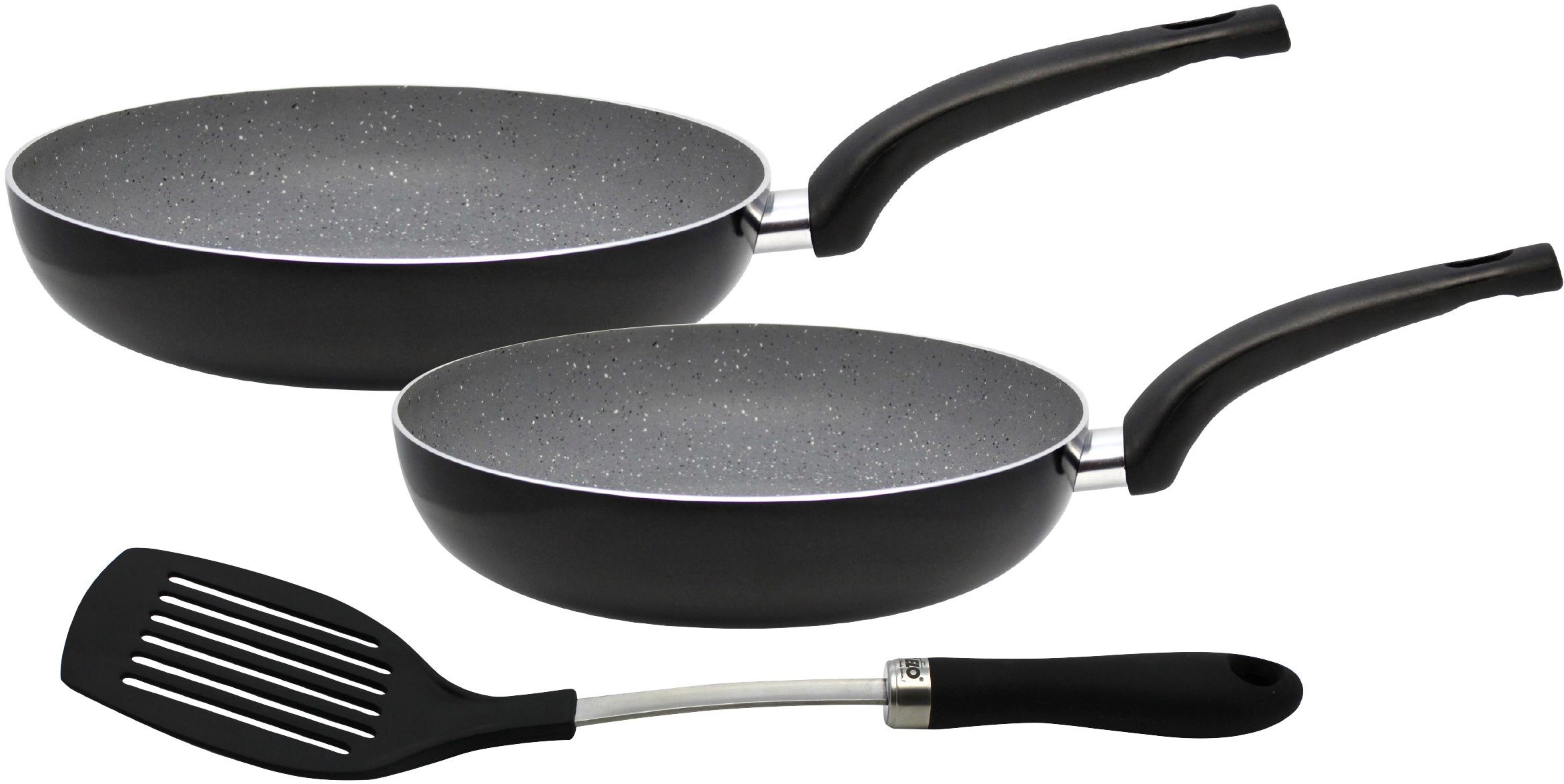 Image of Elo Pfannen-Set »Dolomit«, Aluminium, (Set, 3 tlg.), Induktion, inkl. Pfannenwender, Ø 20,24 cm bei Ackermann Versand Schweiz