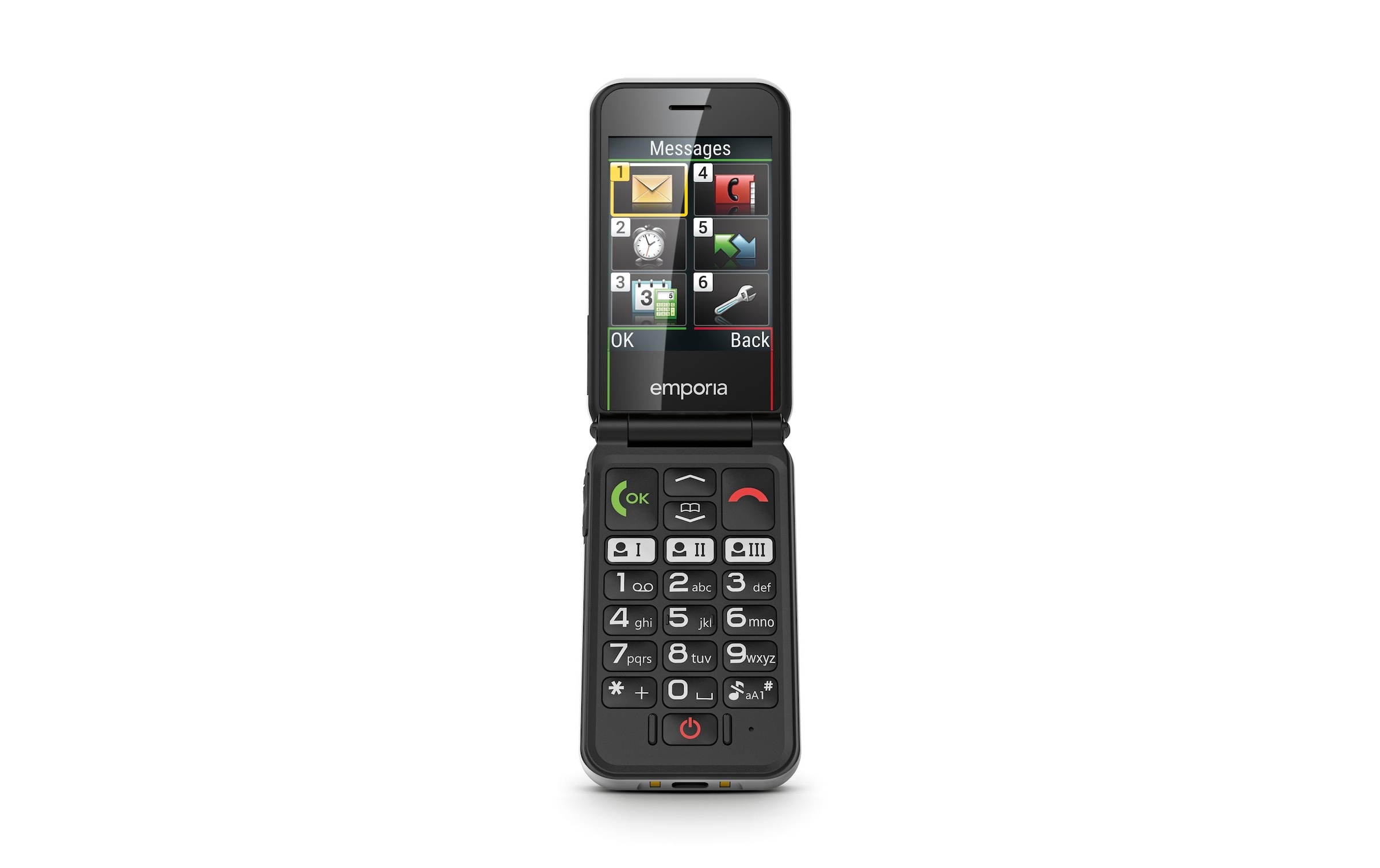 Emporia Smartphone »SIMPLICITYglam V227«, Weiss
