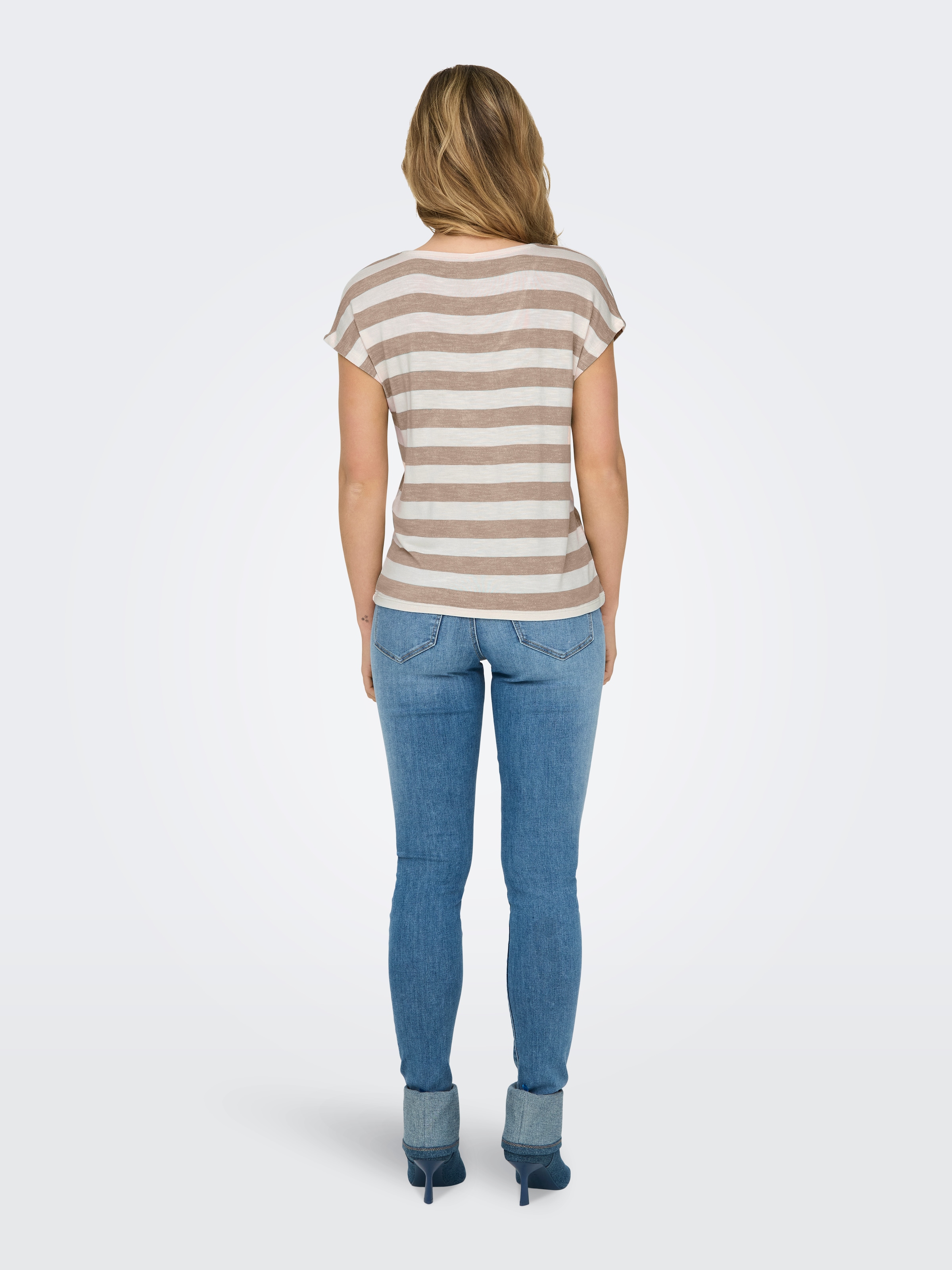ONLY V-Shirt »ONLLIRA LIFE S/S V-NECK TOP JRS NOOS«
